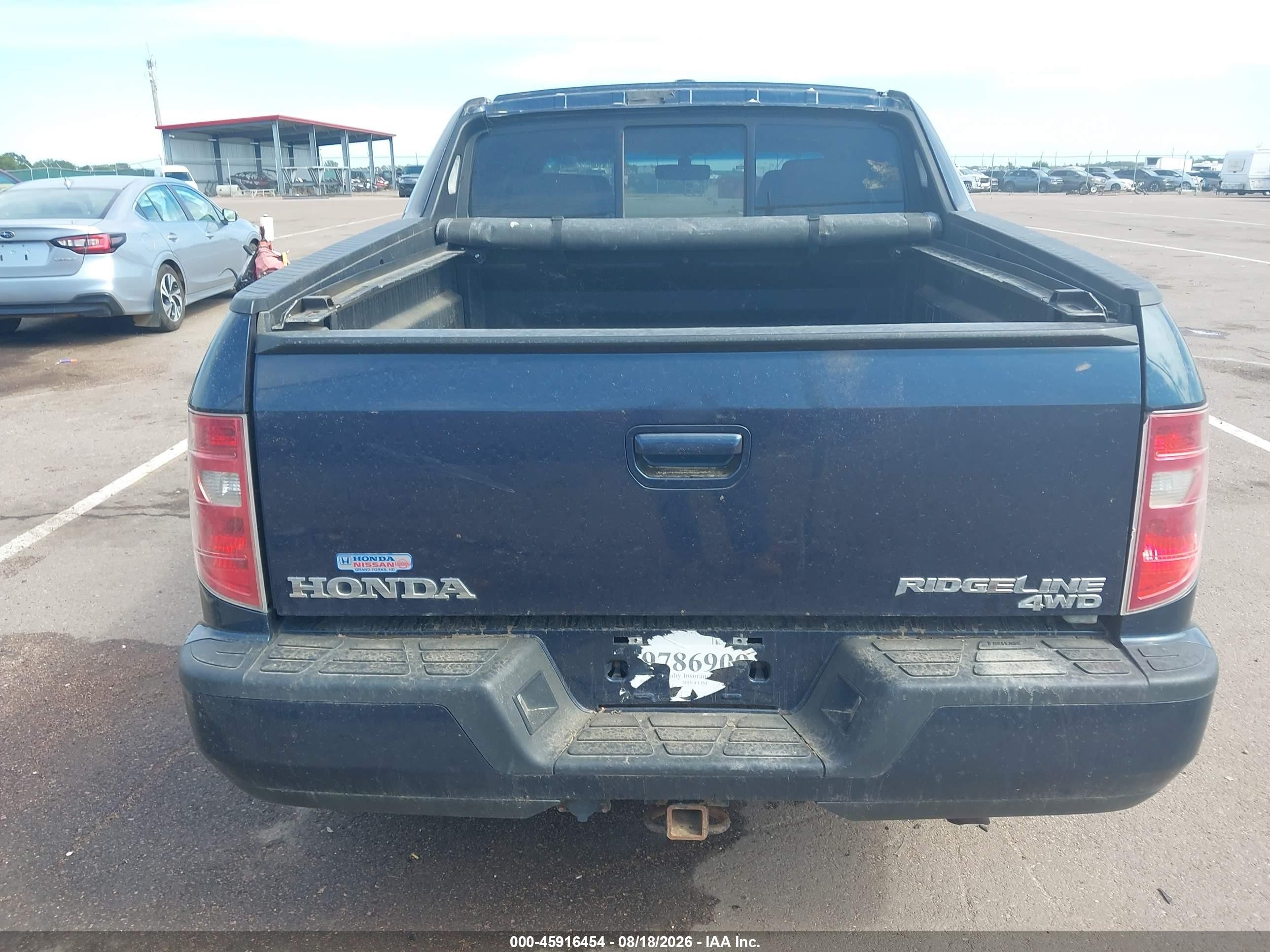 2010 Honda Ridgeline Rtl Синий vin: 5FPYK1F53AB004494