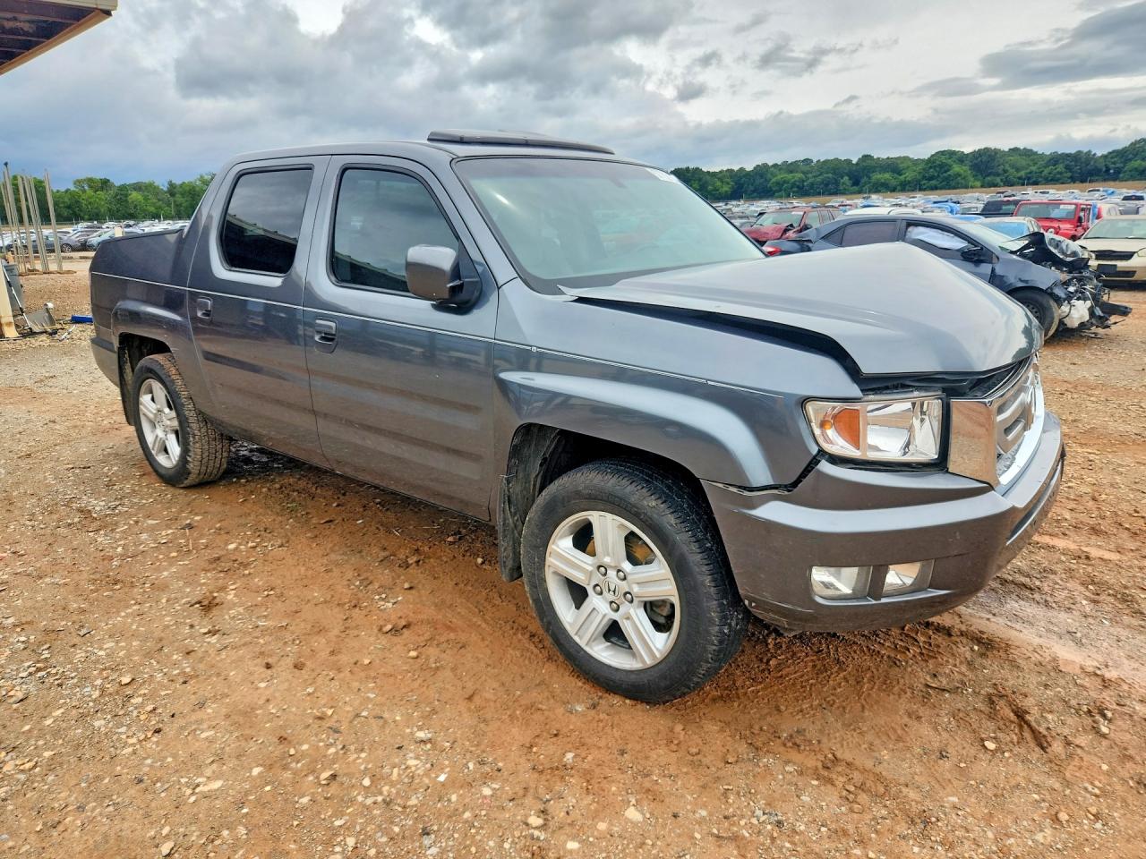 2010 Honda Ridgeline Rtl Серый vin: 5FPYK1F53AB005385