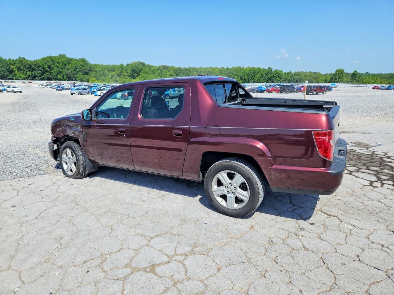 2011 Honda Ridgeline Rtl Бордовый vin: 5FPYK1F53BB010054