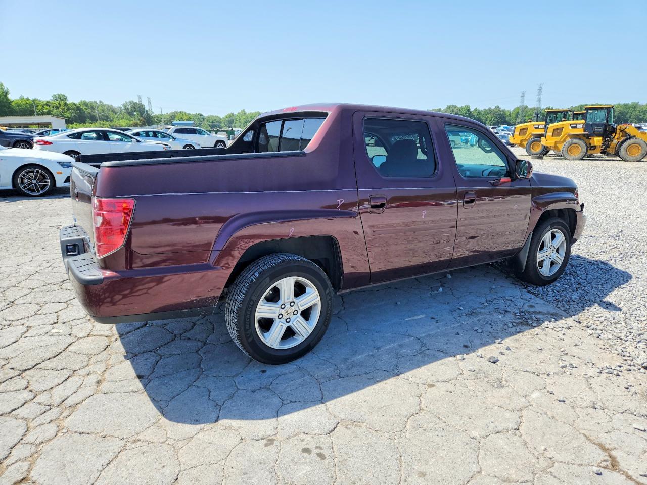 2011 Honda Ridgeline Rtl Бордовый vin: 5FPYK1F53BB010054