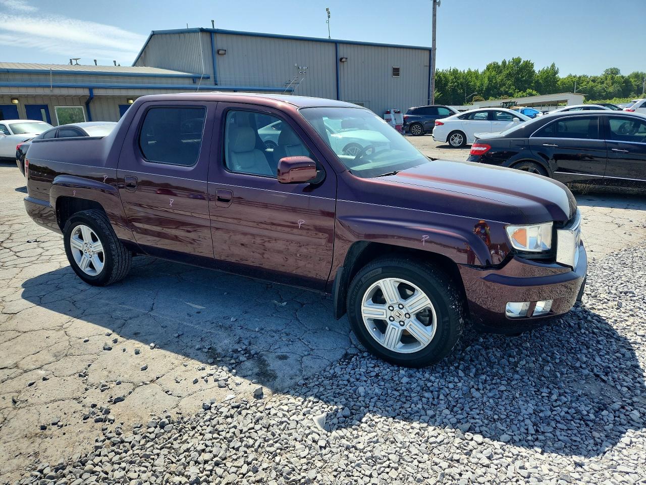 2011 Honda Ridgeline Rtl Бордовый vin: 5FPYK1F53BB010054