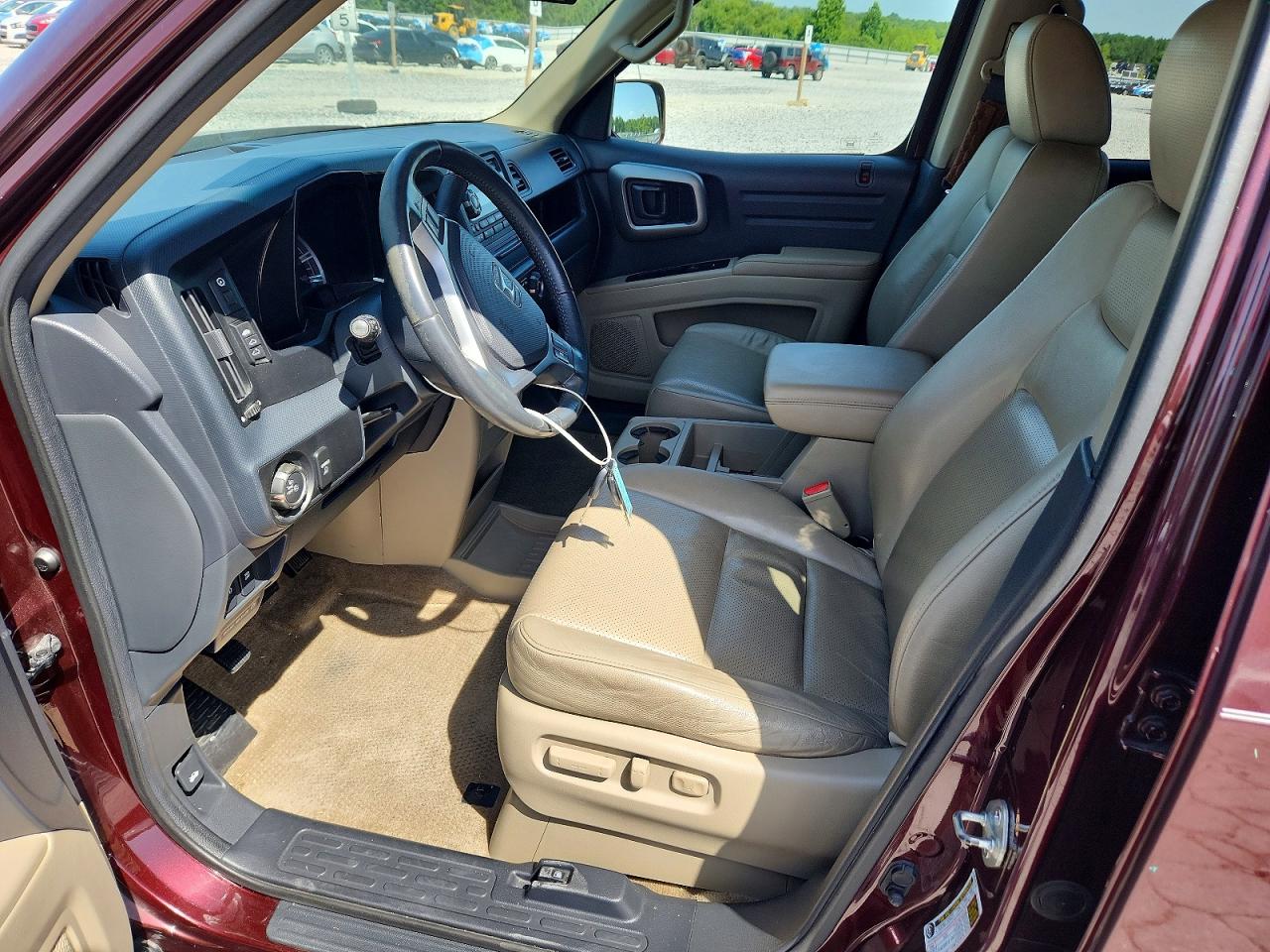 2011 Honda Ridgeline Rtl Бордовый vin: 5FPYK1F53BB010054