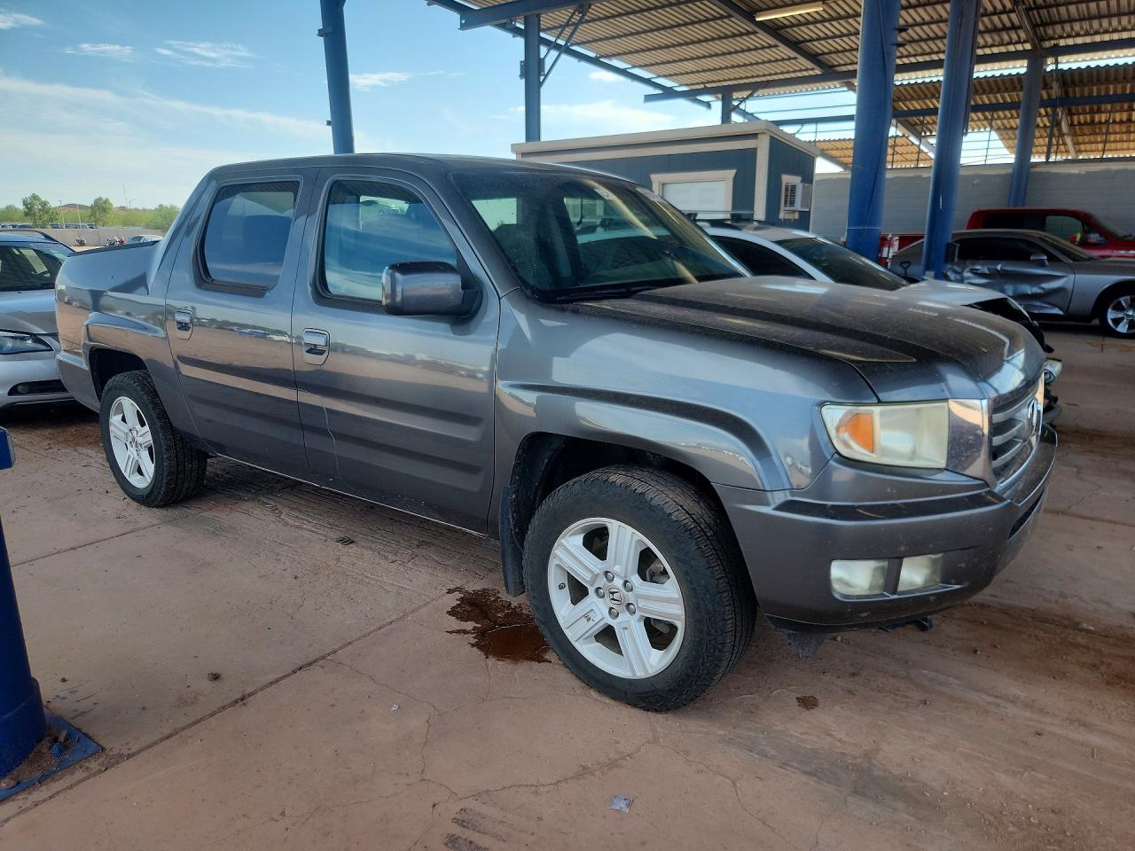2012 Honda Ridgeline Rtl Серый vin: 5FPYK1F53CB001579