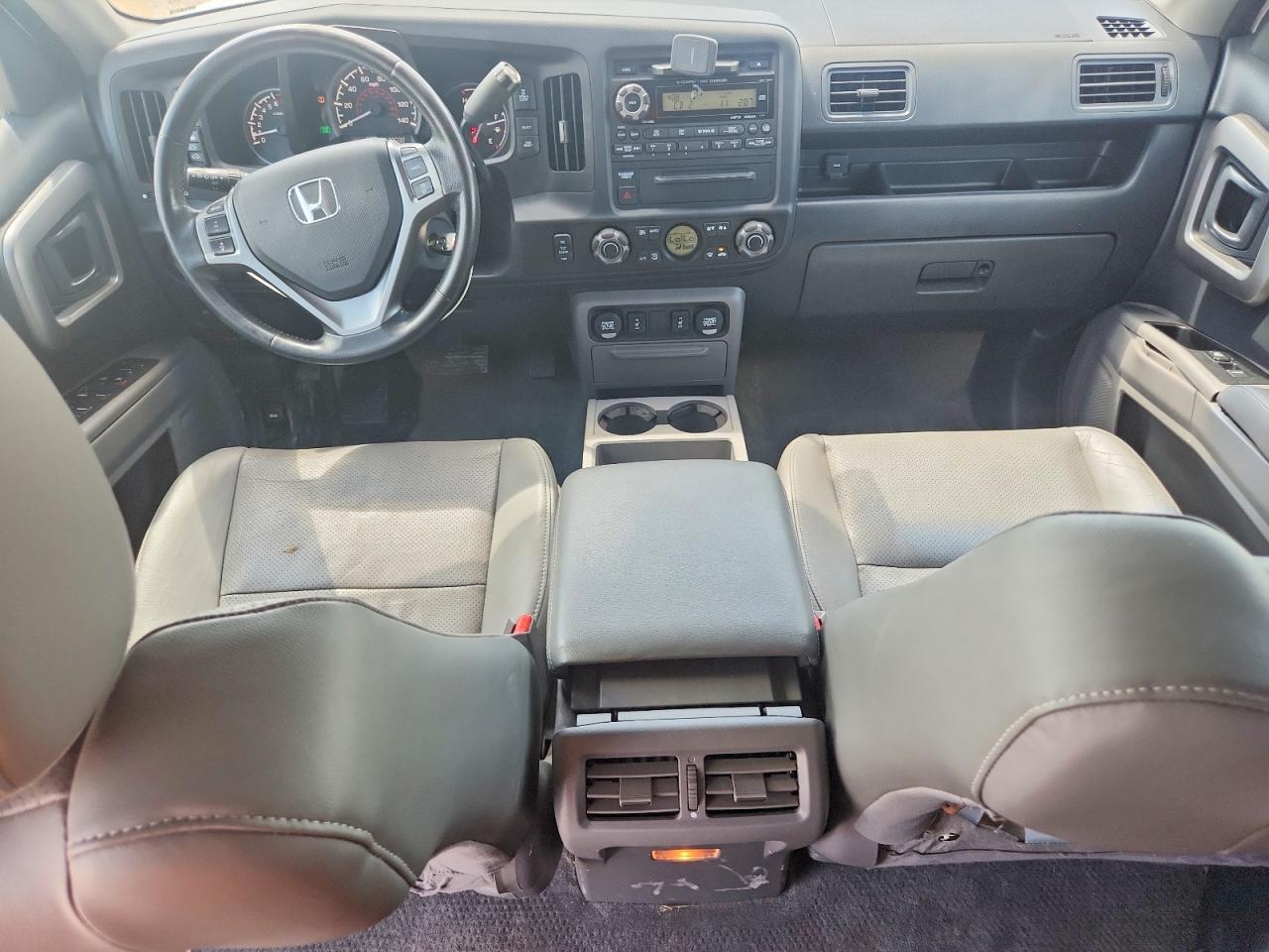 2012 Honda Ridgeline Rtl White vin: 5FPYK1F53CB458621