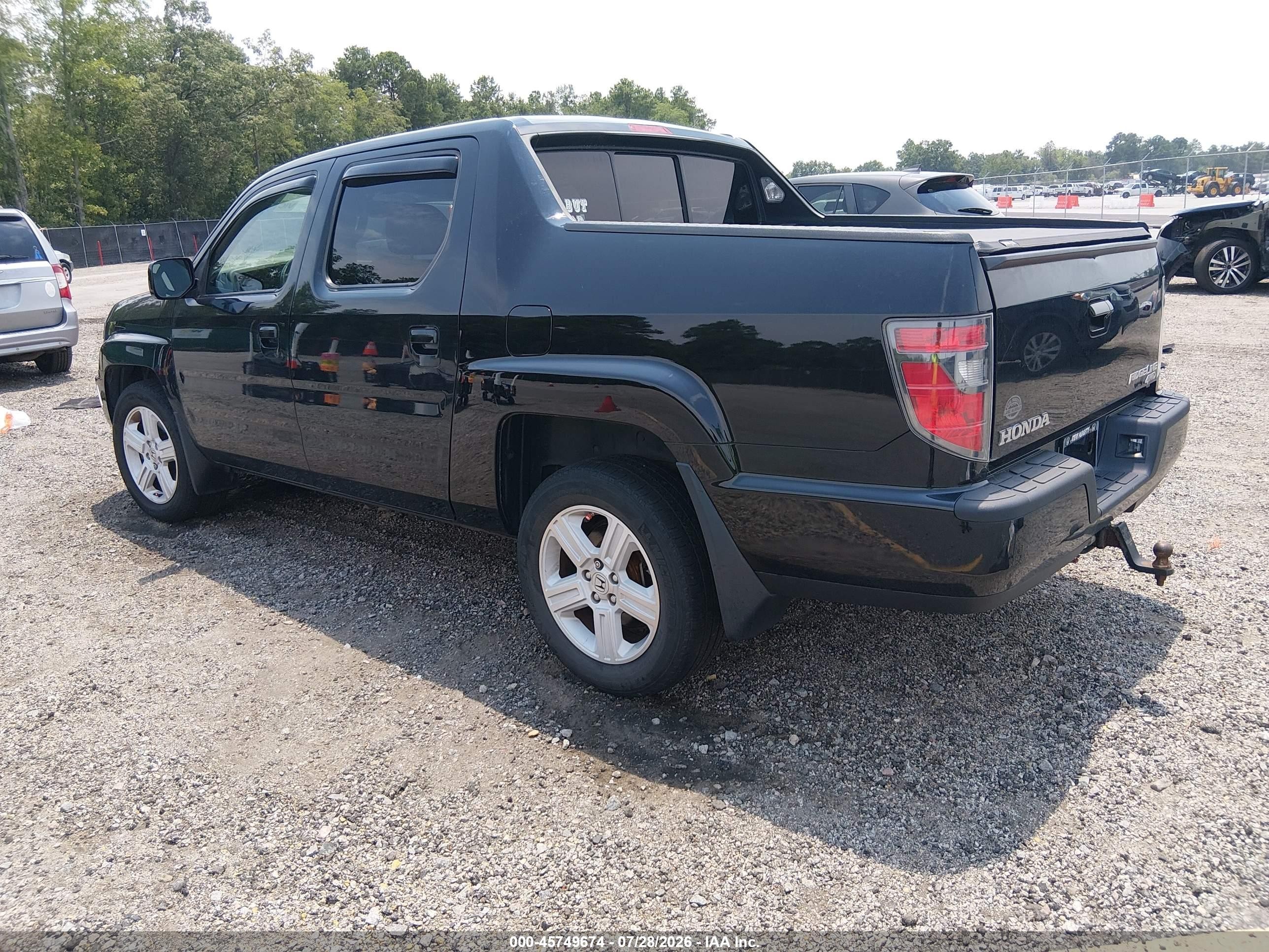 2013 Honda Ridgeline Rtl Черный vin: 5FPYK1F53DB002877