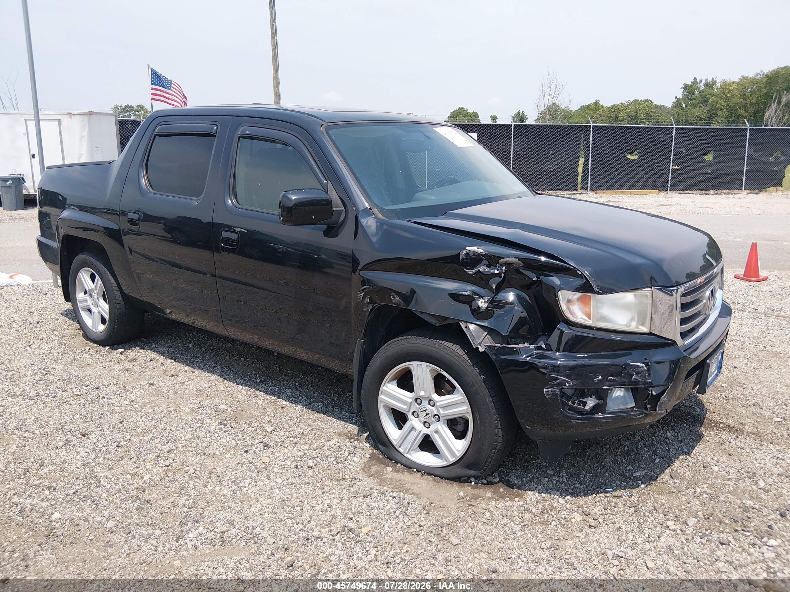 2013 Honda Ridgeline Rtl Черный vin: 5FPYK1F53DB002877