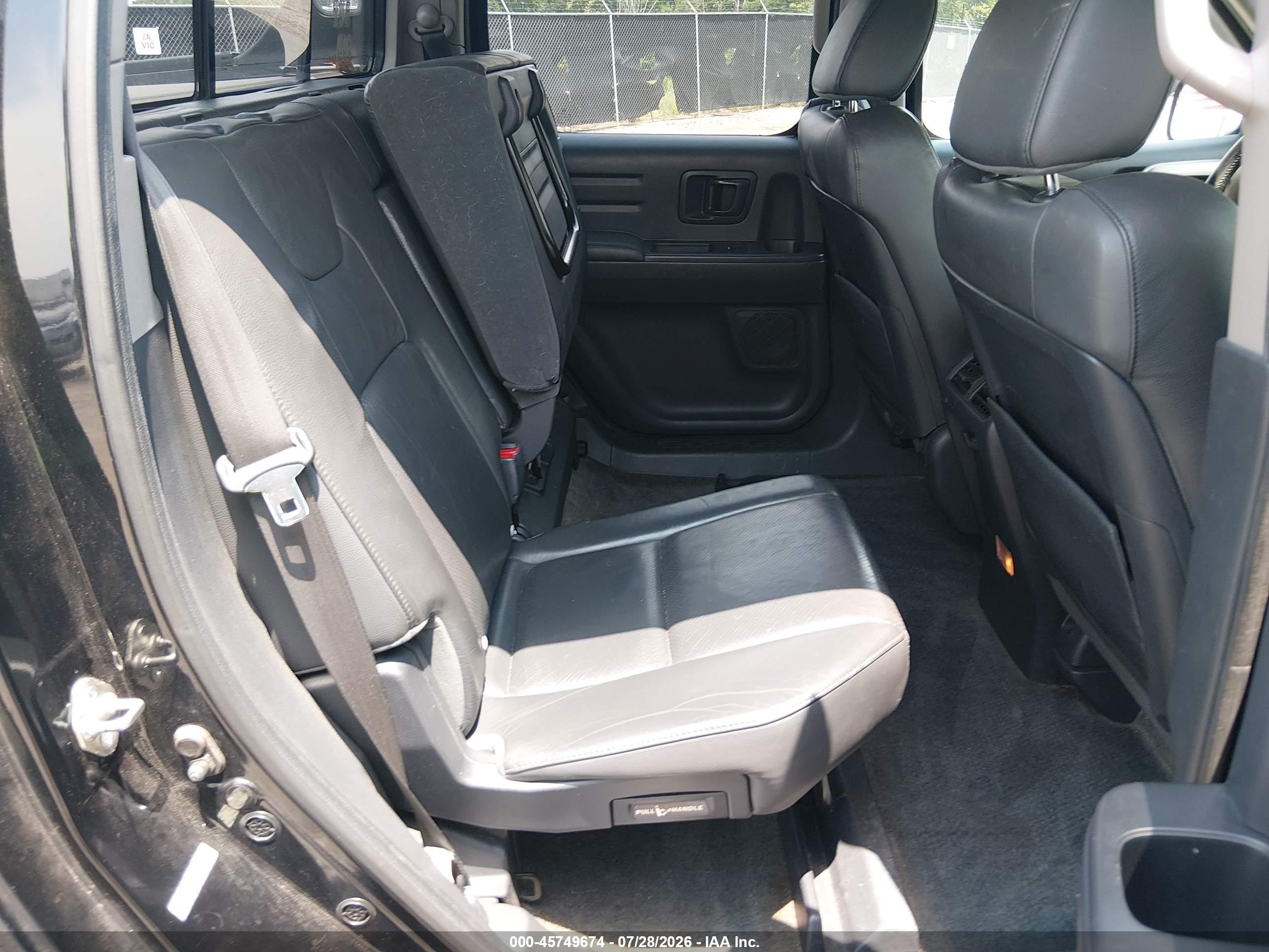 2013 Honda Ridgeline Rtl Черный vin: 5FPYK1F53DB002877