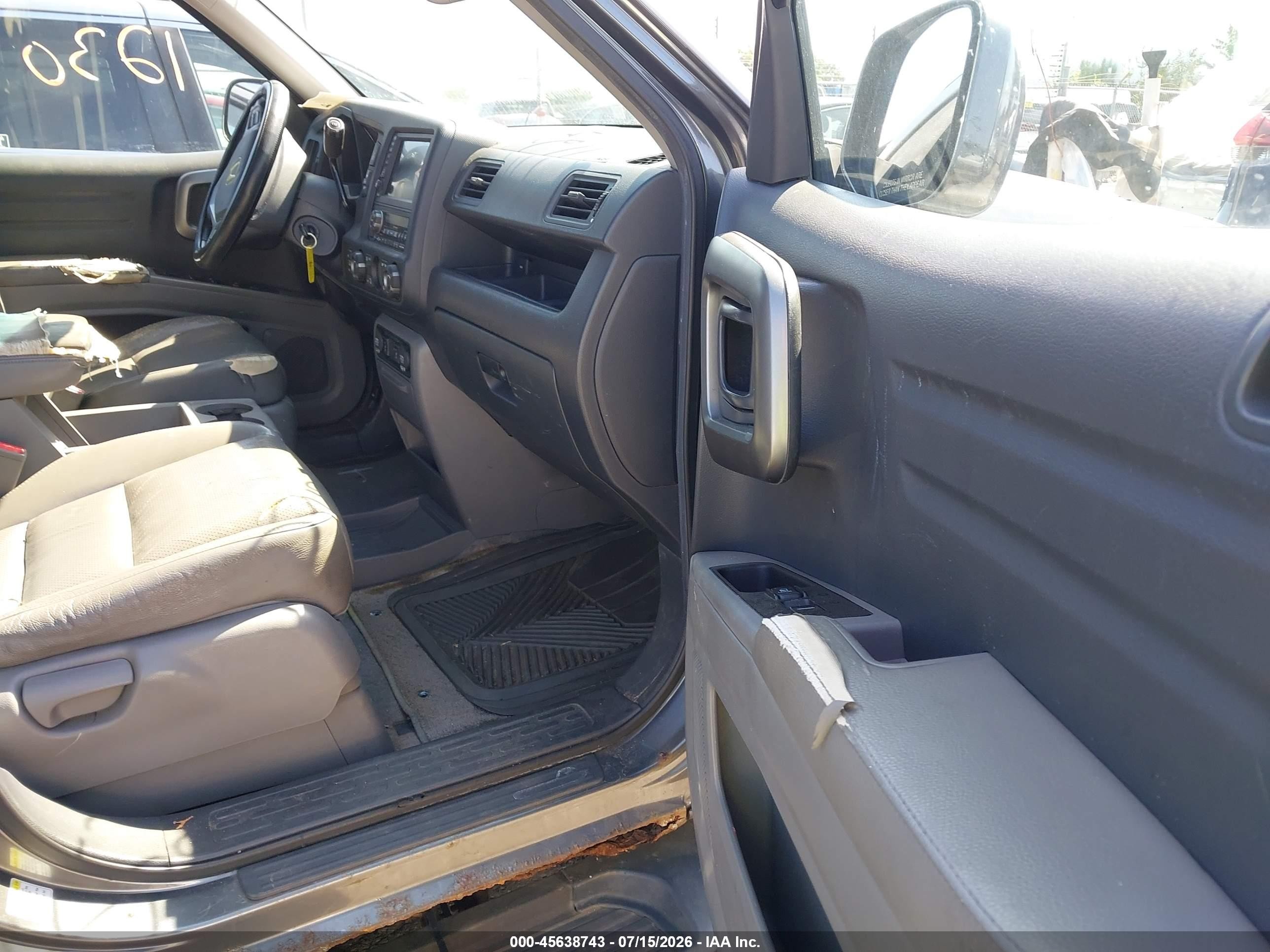 2010 Honda Ridgeline Rtl Серый vin: 5FPYK1F54AB001782