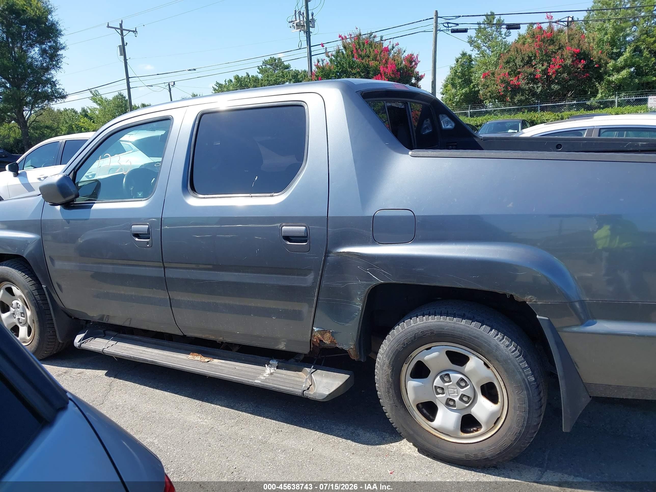 2010 Honda Ridgeline Rtl Серый vin: 5FPYK1F54AB001782
