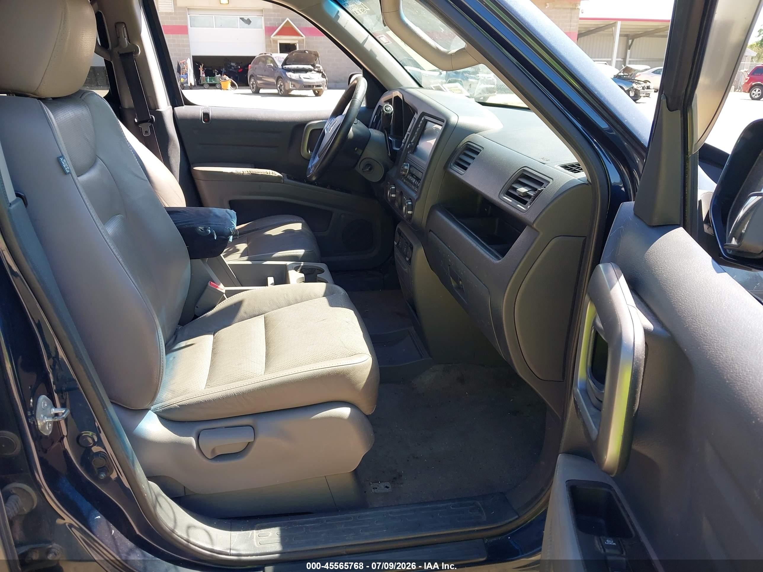 2011 Honda Ridgeline Rtl Blue vin: 5FPYK1F54BB001511