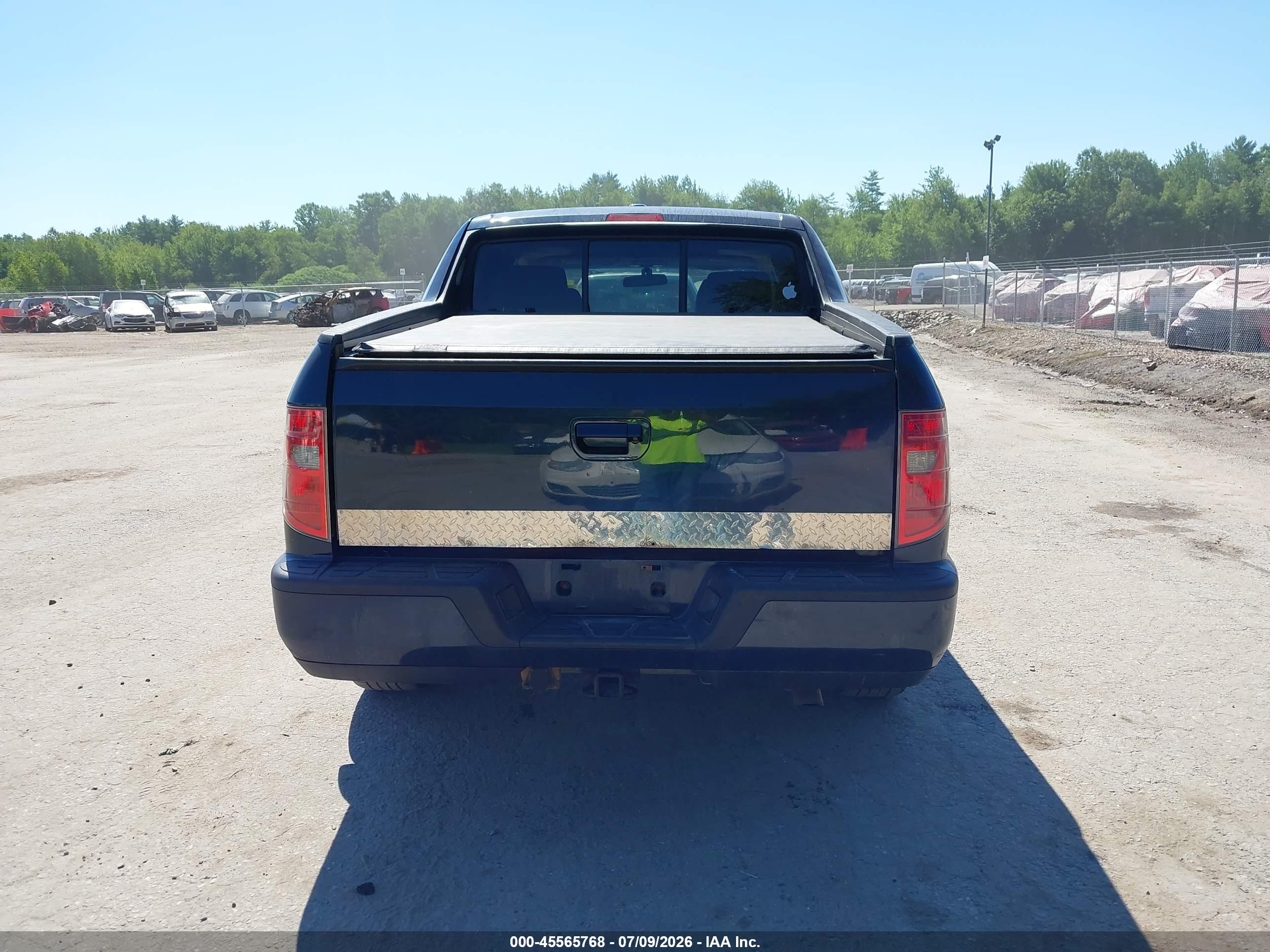 2011 Honda Ridgeline Rtl Blue vin: 5FPYK1F54BB001511