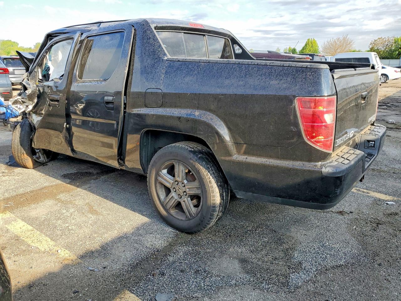 2011 Honda Ridgeline Rtl Черный vin: 5FPYK1F54BB009818