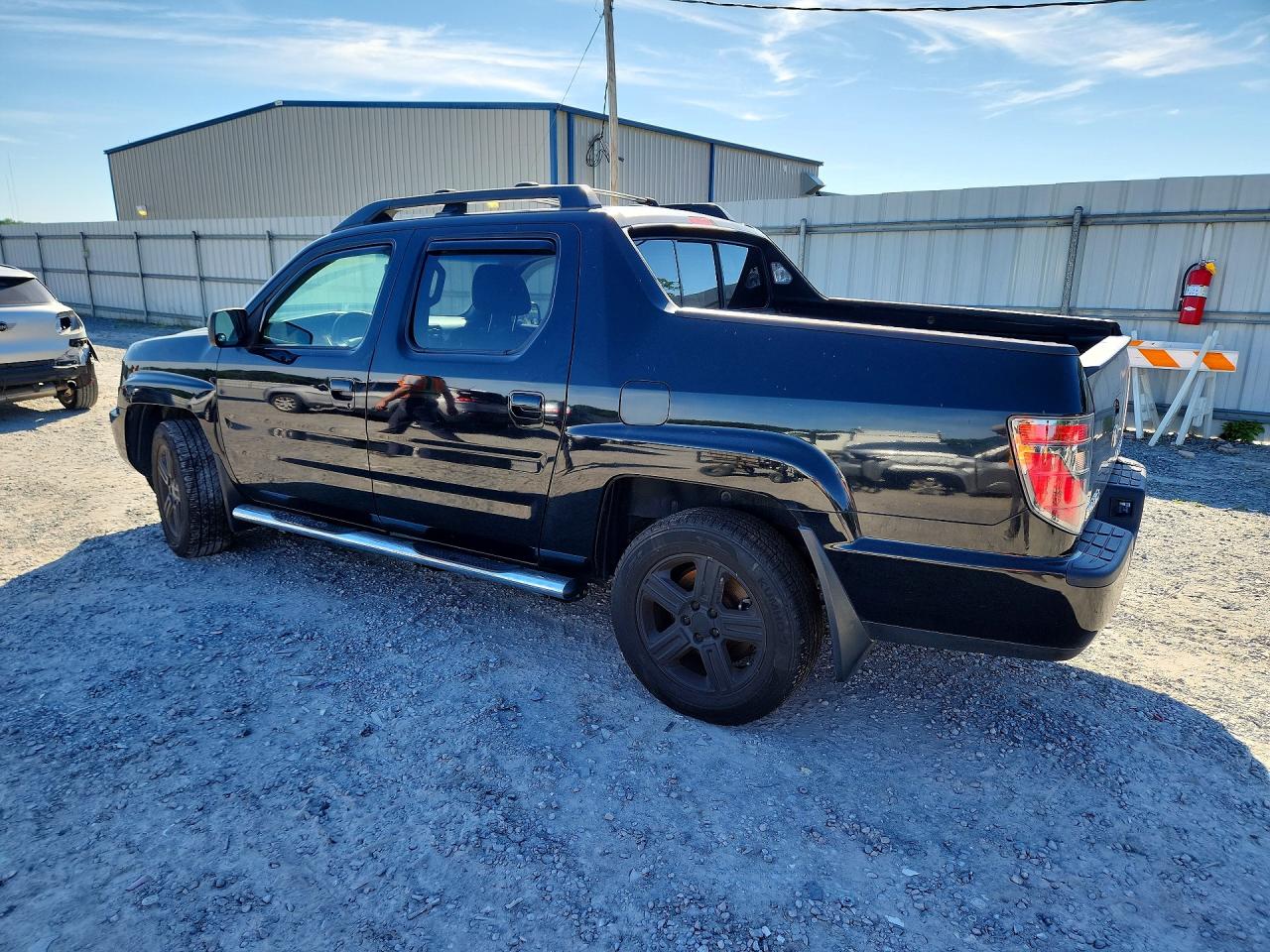 2012 Honda Ridgeline Black vin: 5FPYK1F54CB455453