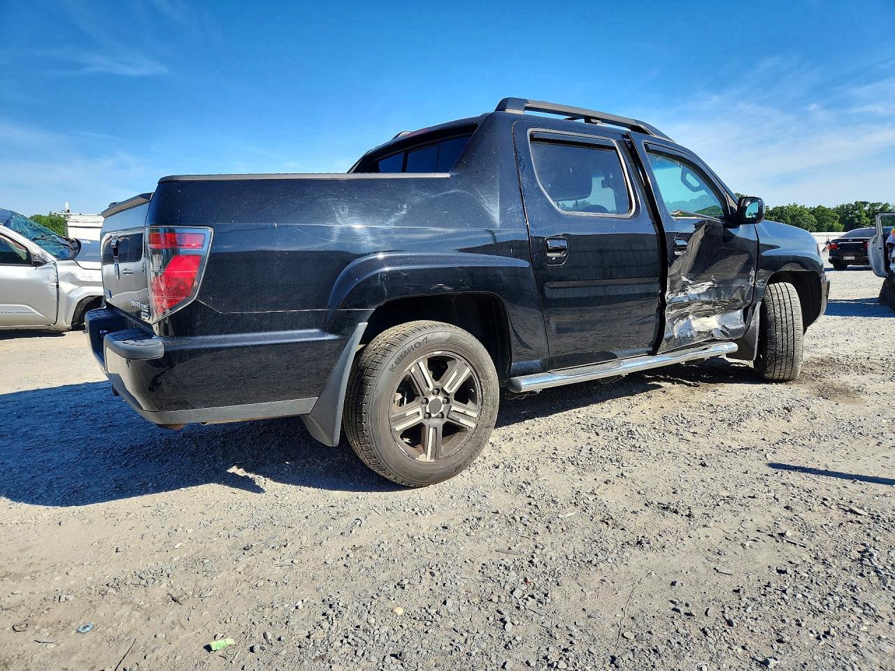 2012 Honda Ridgeline Black vin: 5FPYK1F54CB455453