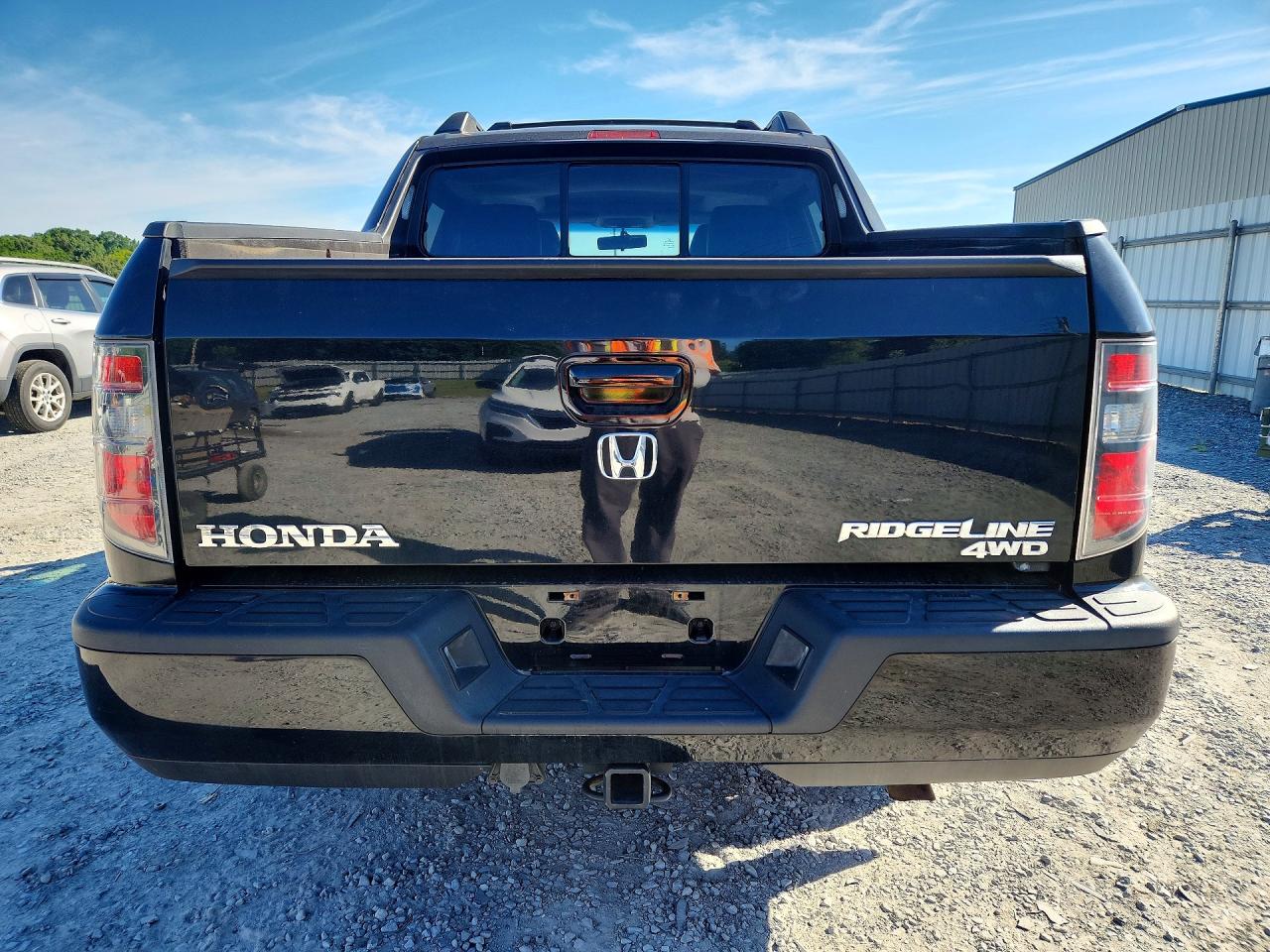 2012 Honda Ridgeline Black vin: 5FPYK1F54CB455453