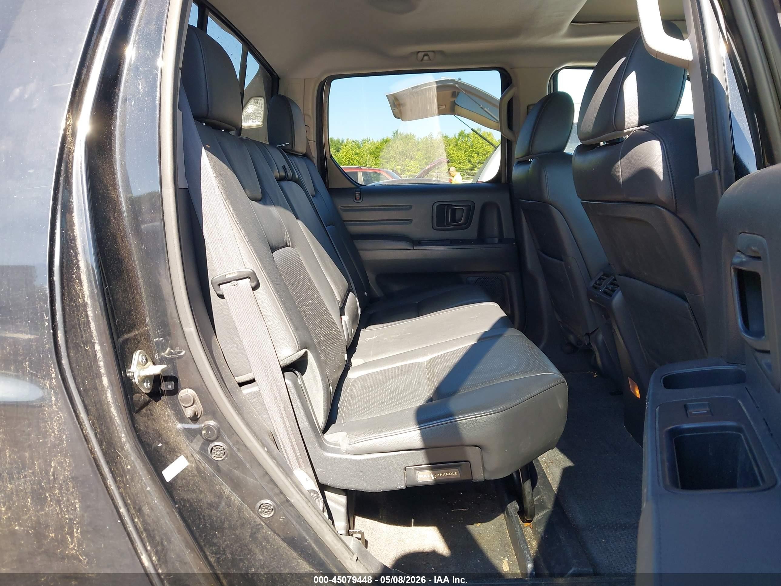 2012 Honda Ridgeline Rtl Black vin: 5FPYK1F54CB458059