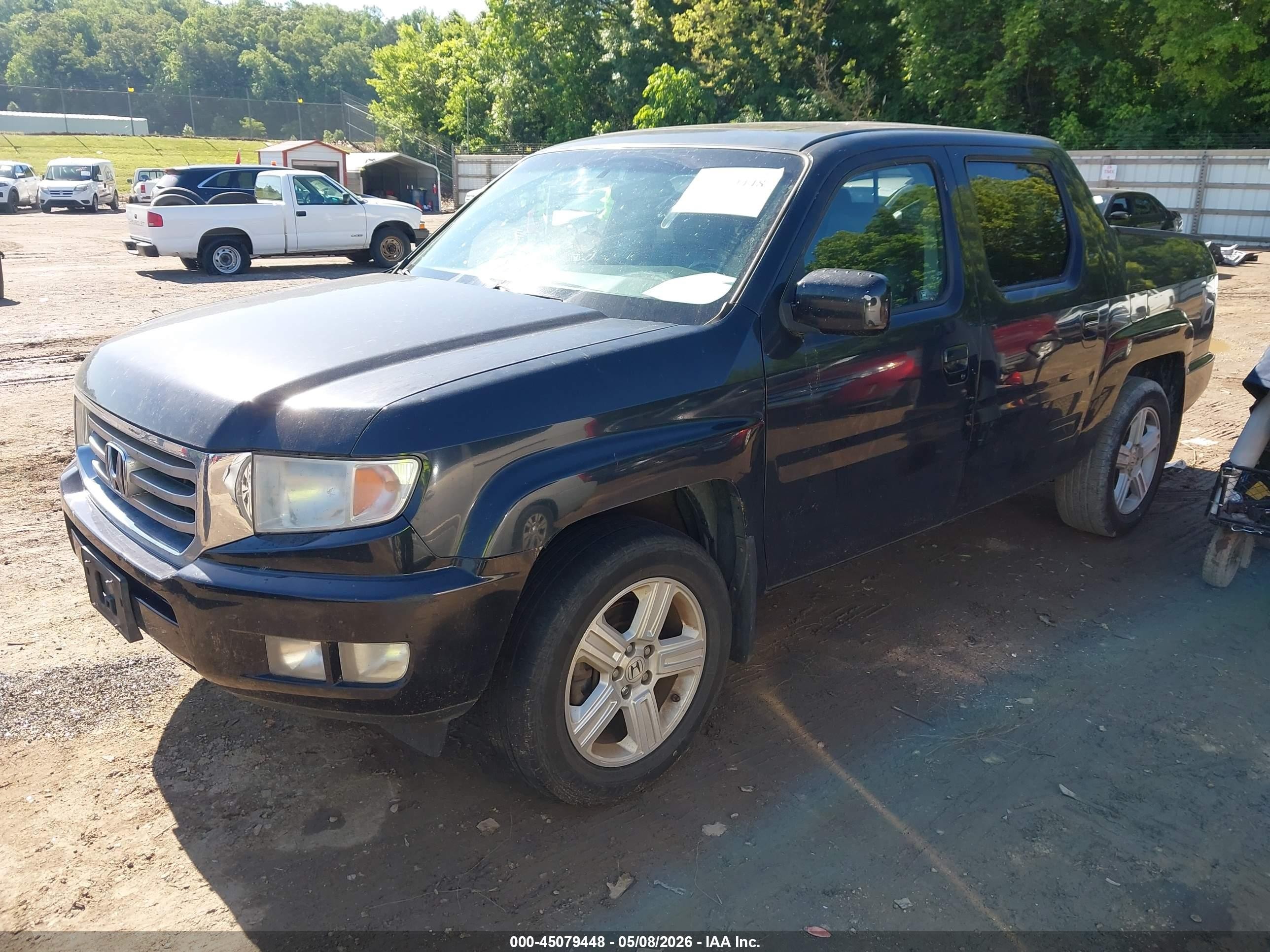 2012 Honda Ridgeline Rtl Black vin: 5FPYK1F54CB458059