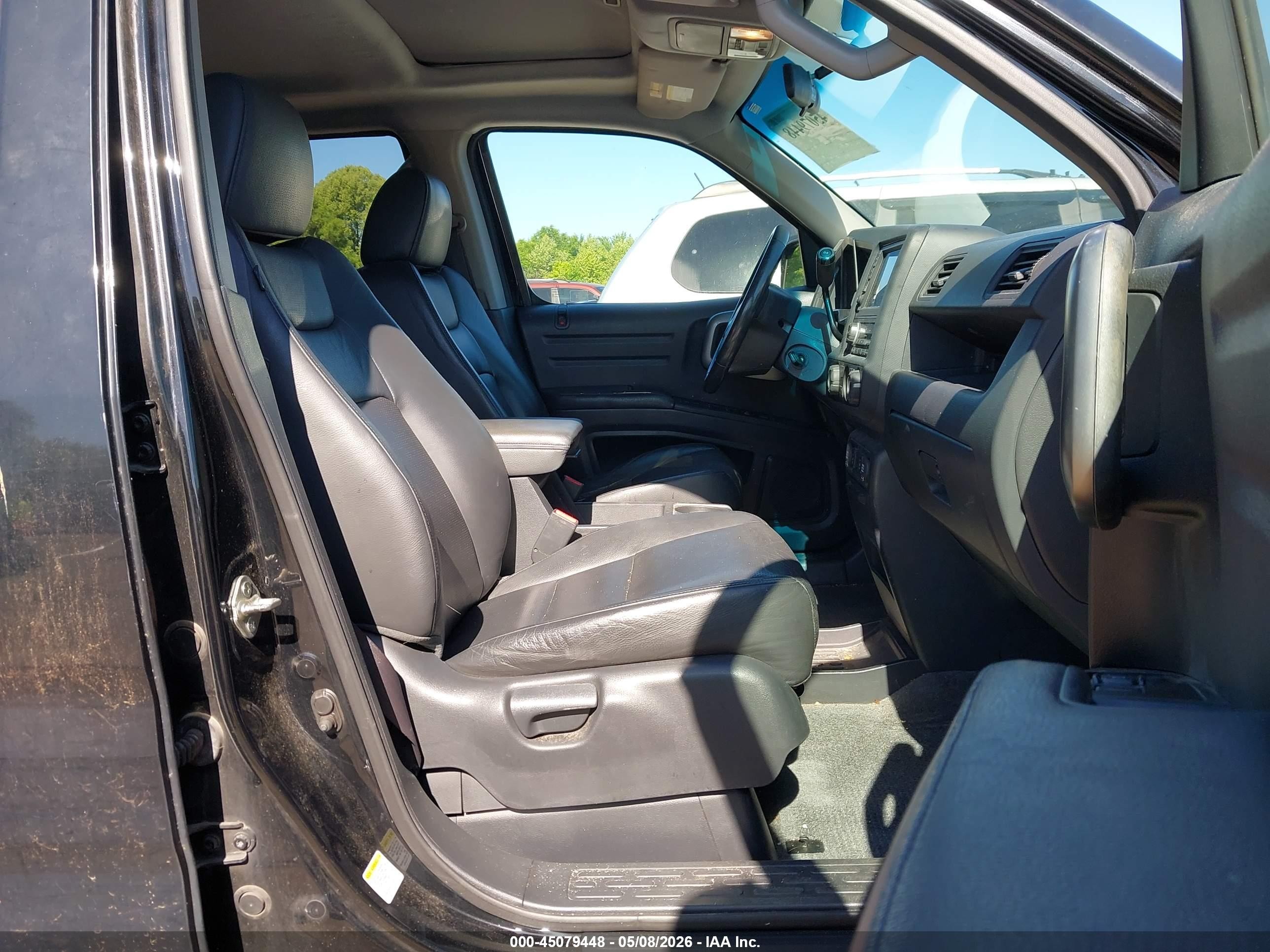 2012 Honda Ridgeline Rtl Black vin: 5FPYK1F54CB458059