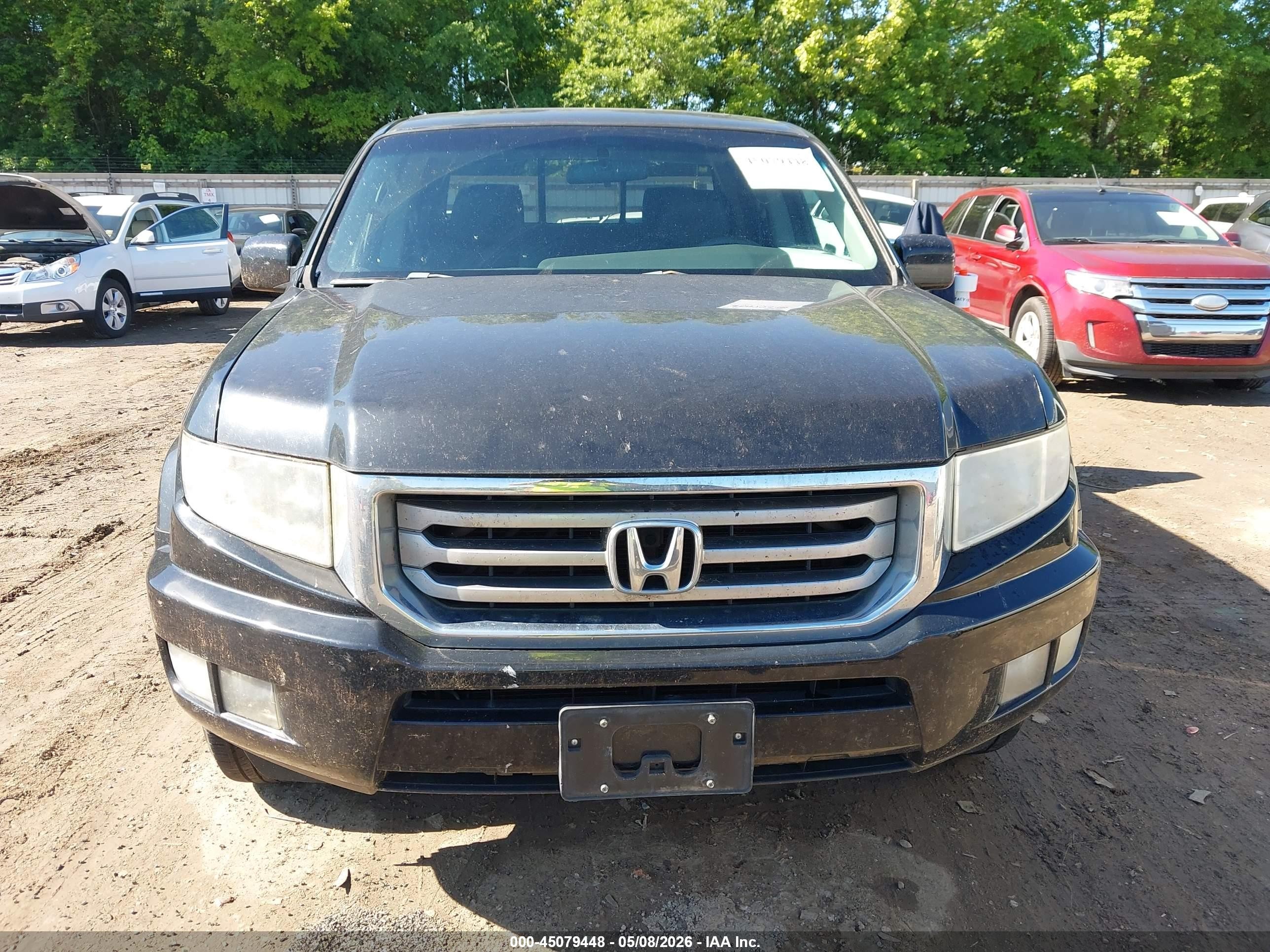 2012 Honda Ridgeline Rtl Black vin: 5FPYK1F54CB458059