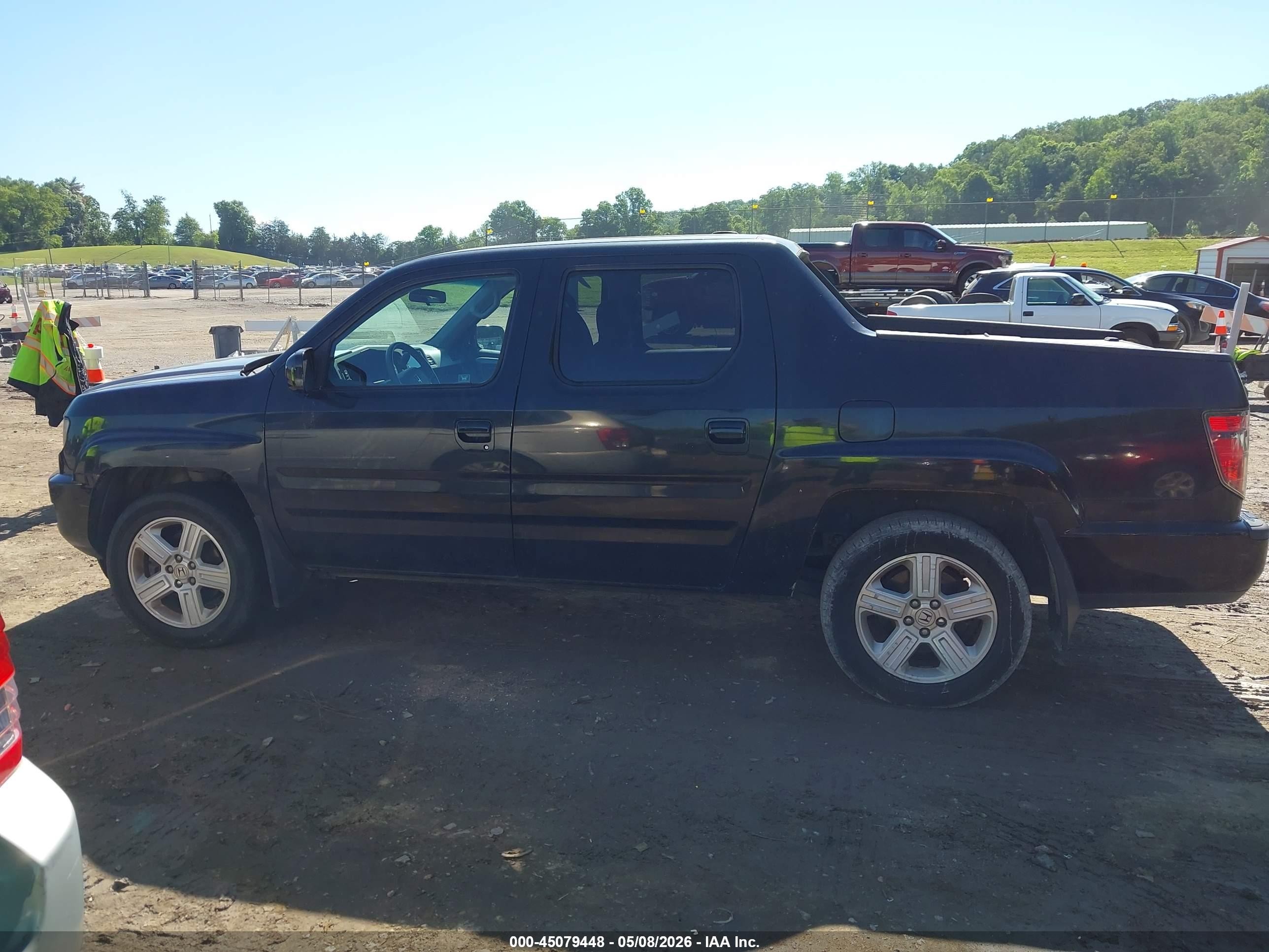 2012 Honda Ridgeline Rtl Black vin: 5FPYK1F54CB458059