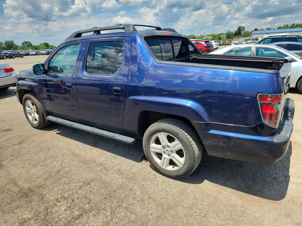 2014 Honda Ridgeline Rtl Blue vin: 5FPYK1F54EB001948
