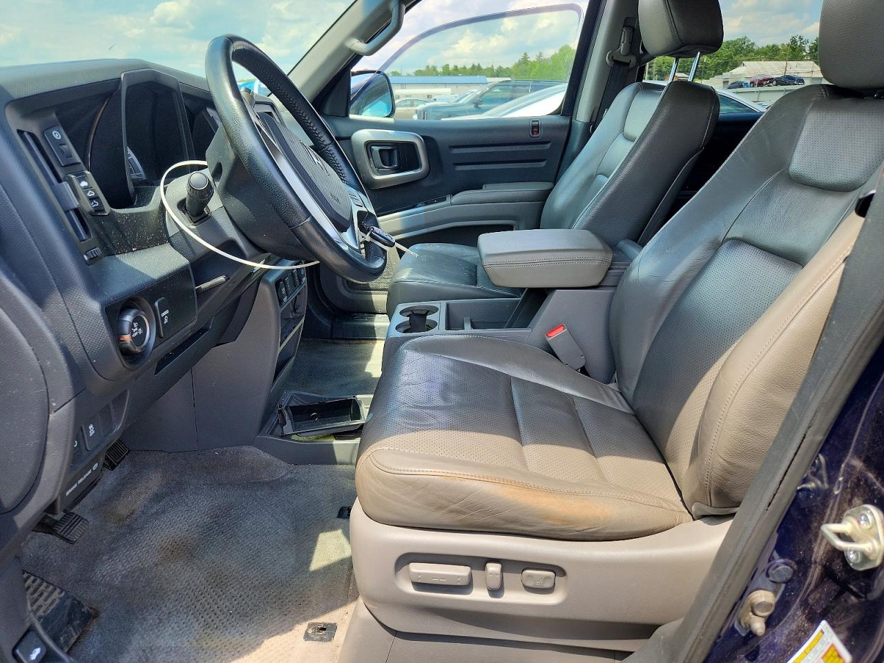 2014 Honda Ridgeline Rtl Blue vin: 5FPYK1F54EB001948