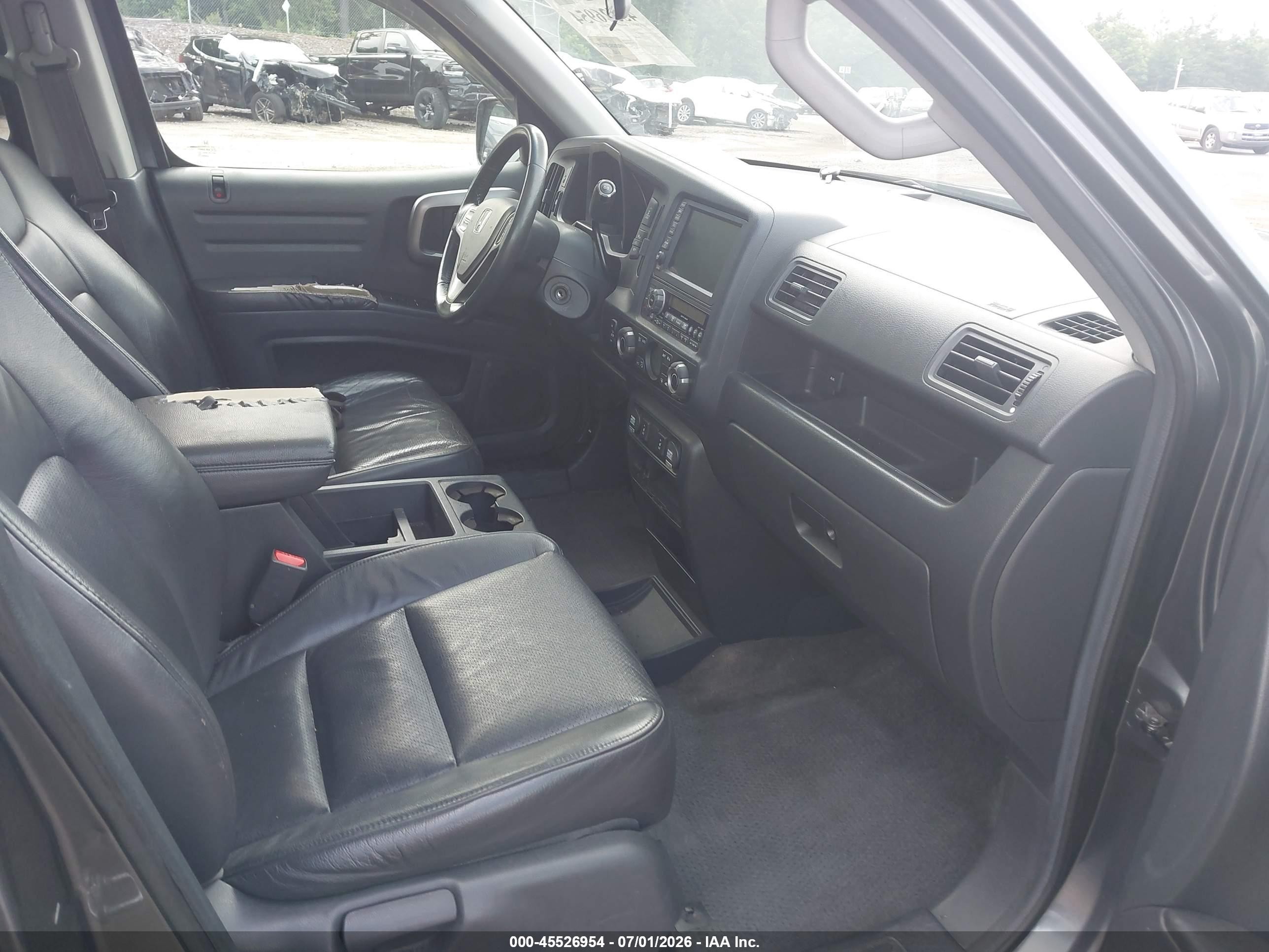2010 Honda Ridgeline Rtl Gray vin: 5FPYK1F55AB009552