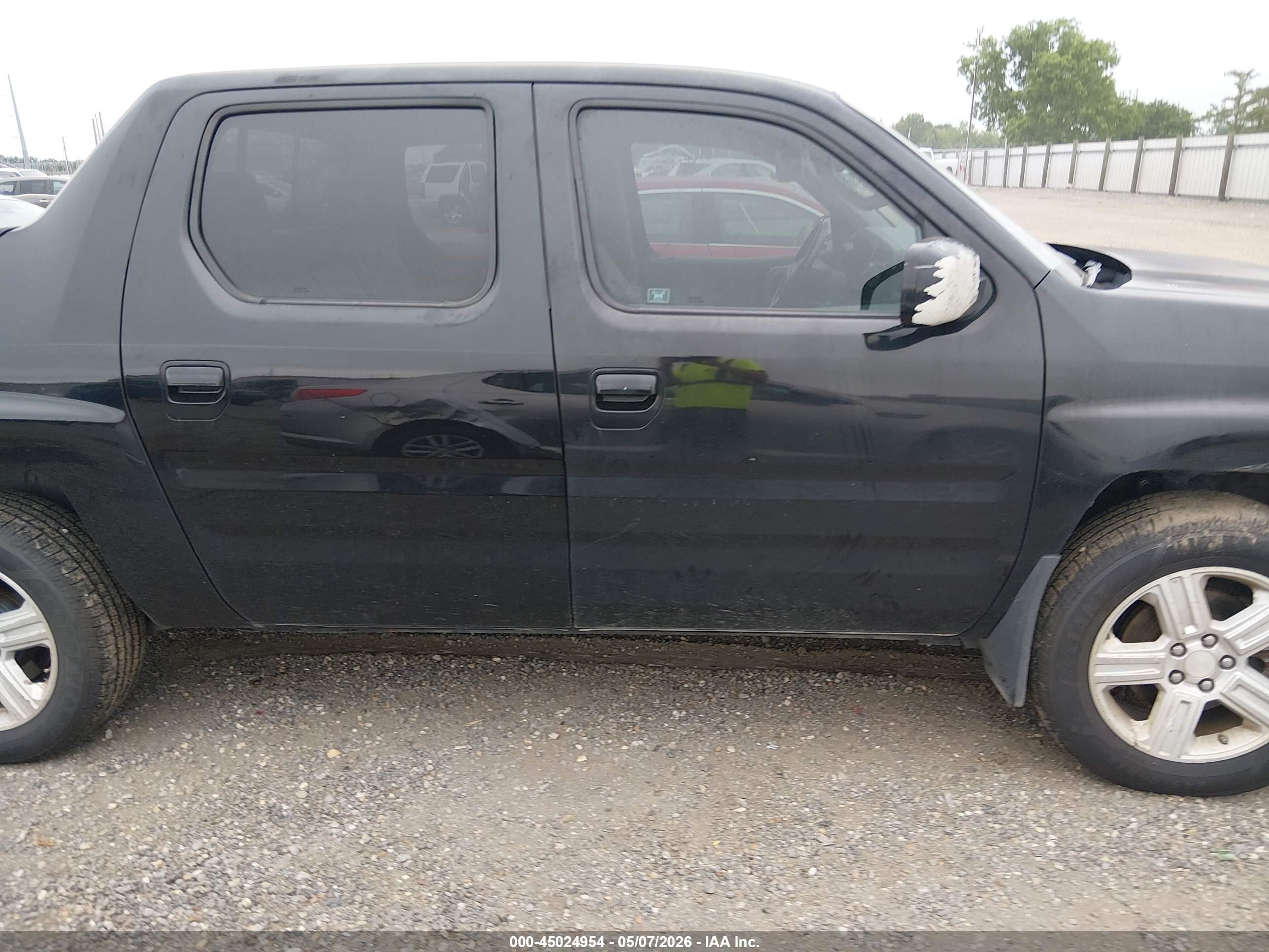 2011 Honda Ridgeline Rtl Black vin: 5FPYK1F55BB001954