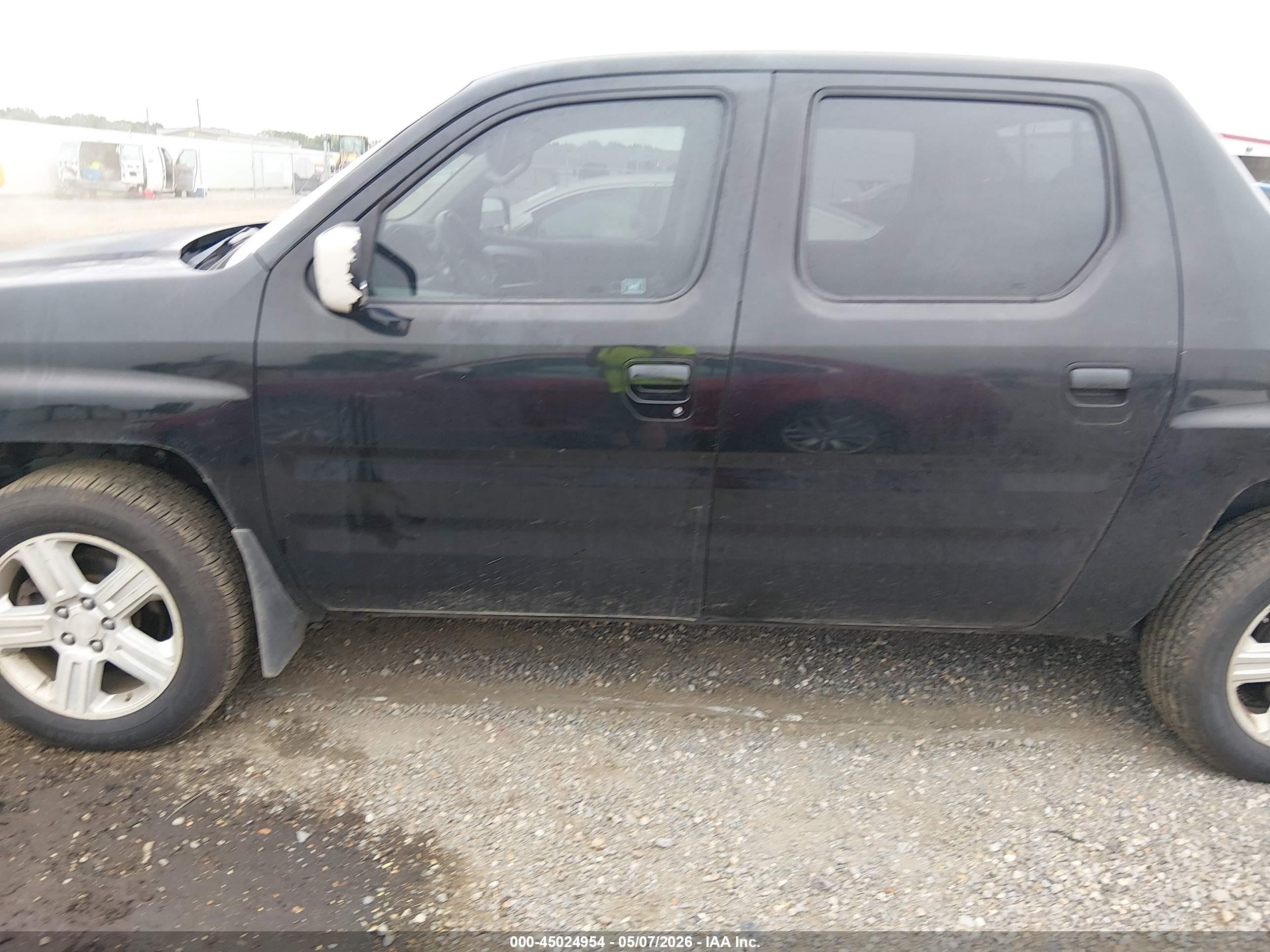 2011 Honda Ridgeline Rtl Black vin: 5FPYK1F55BB001954