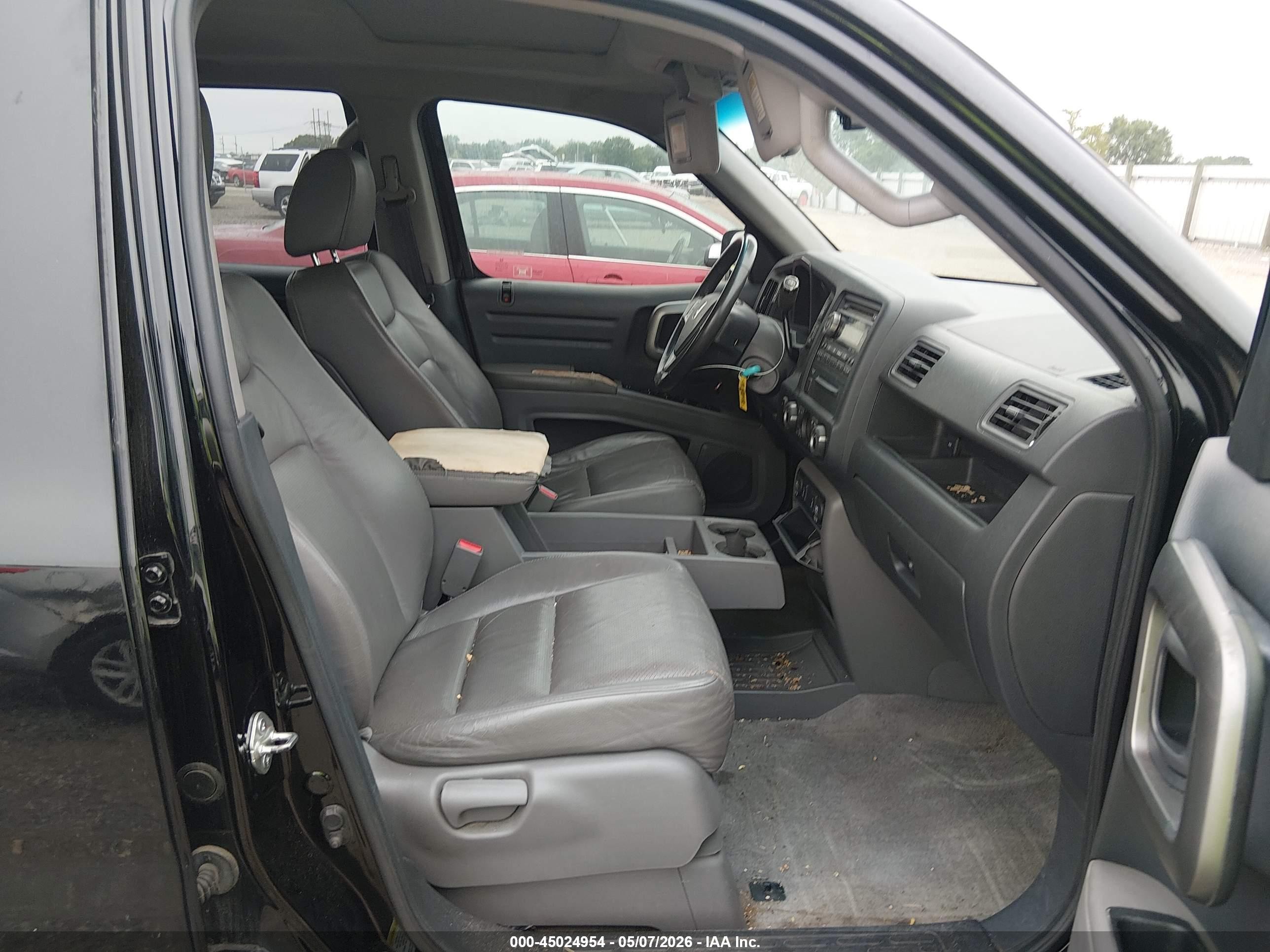 2011 Honda Ridgeline Rtl Black vin: 5FPYK1F55BB001954