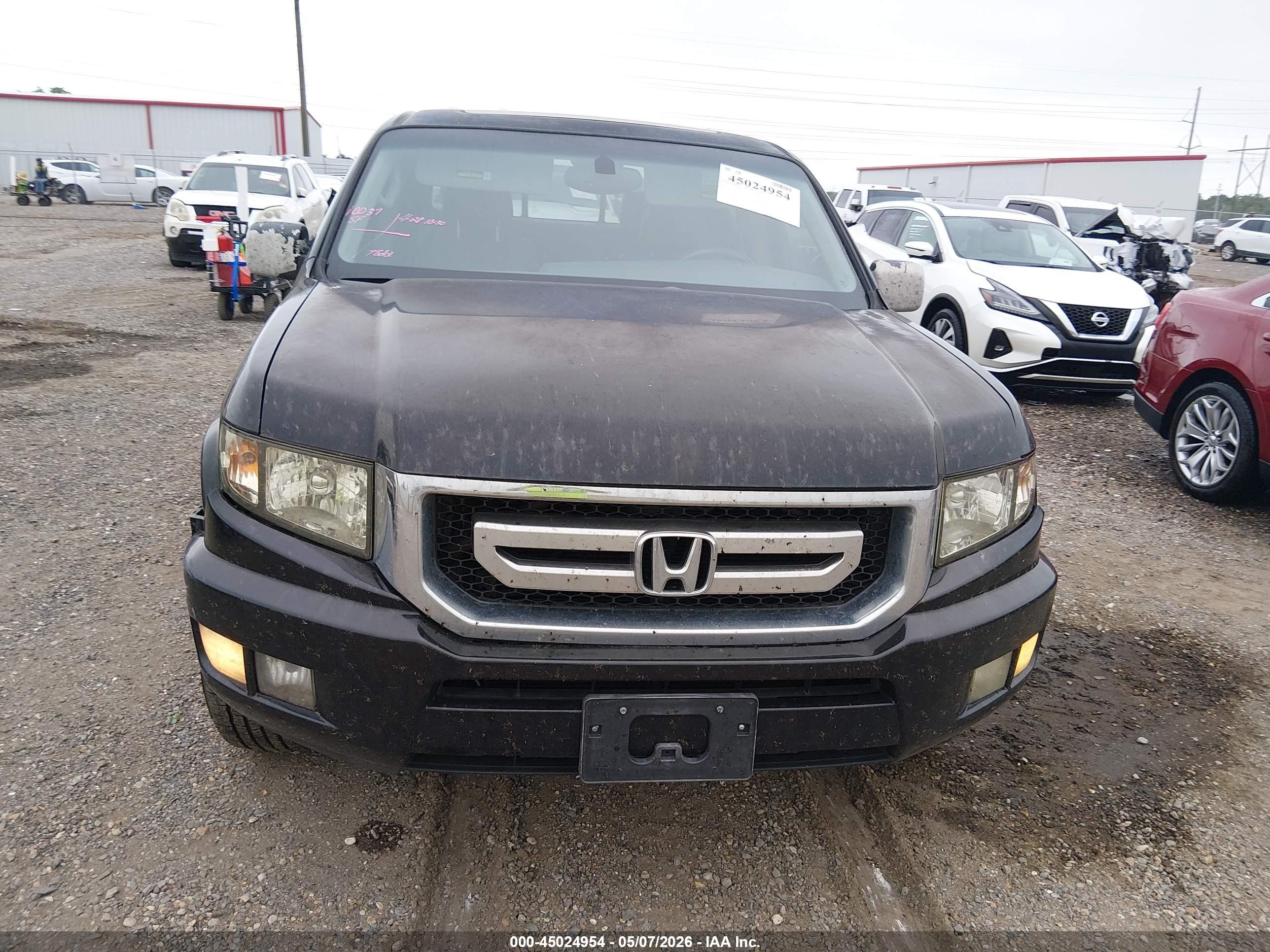 2011 Honda Ridgeline Rtl Black vin: 5FPYK1F55BB001954