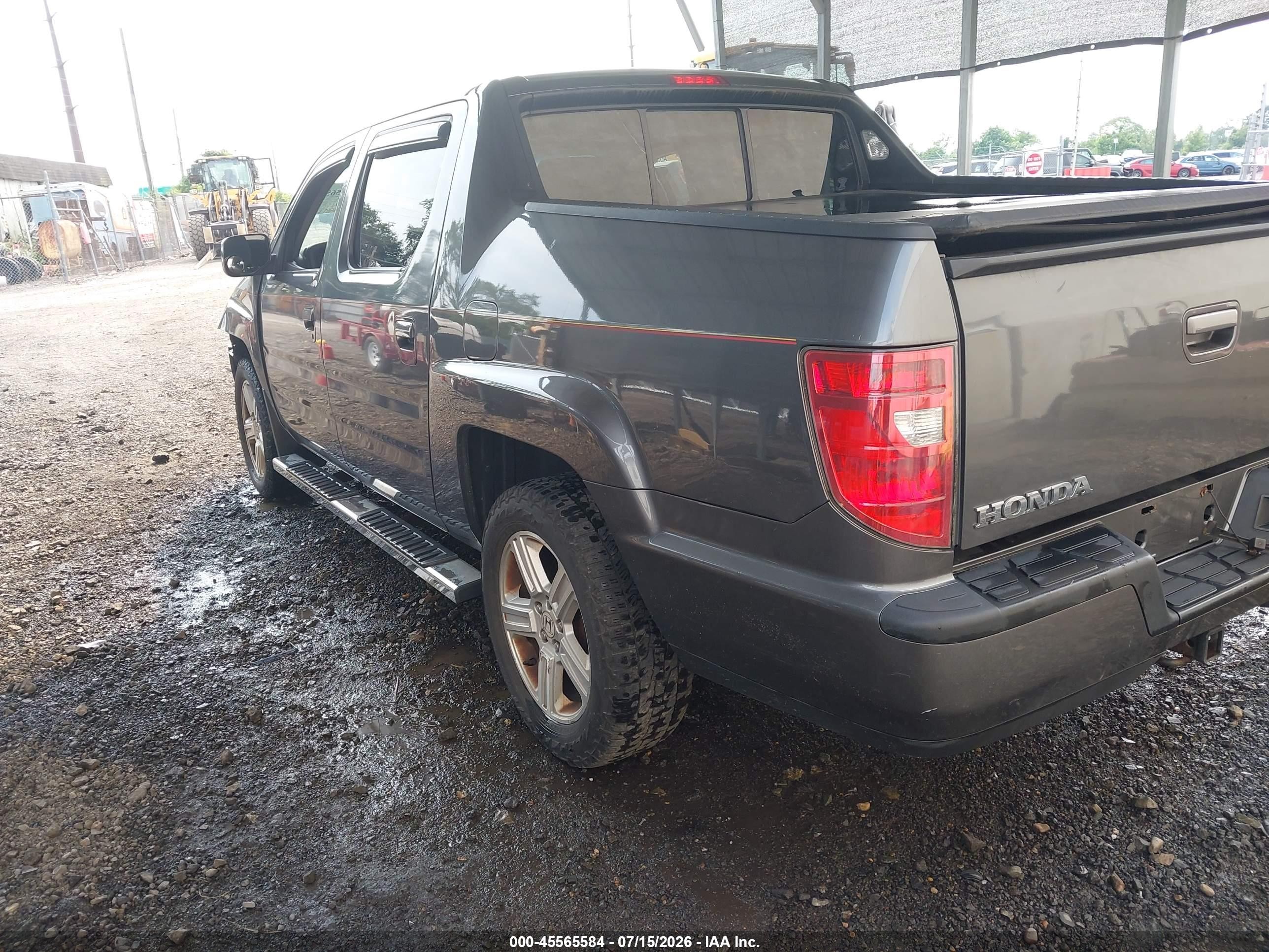 2011 Honda Ridgeline Rtl Серый vin: 5FPYK1F55BB005938