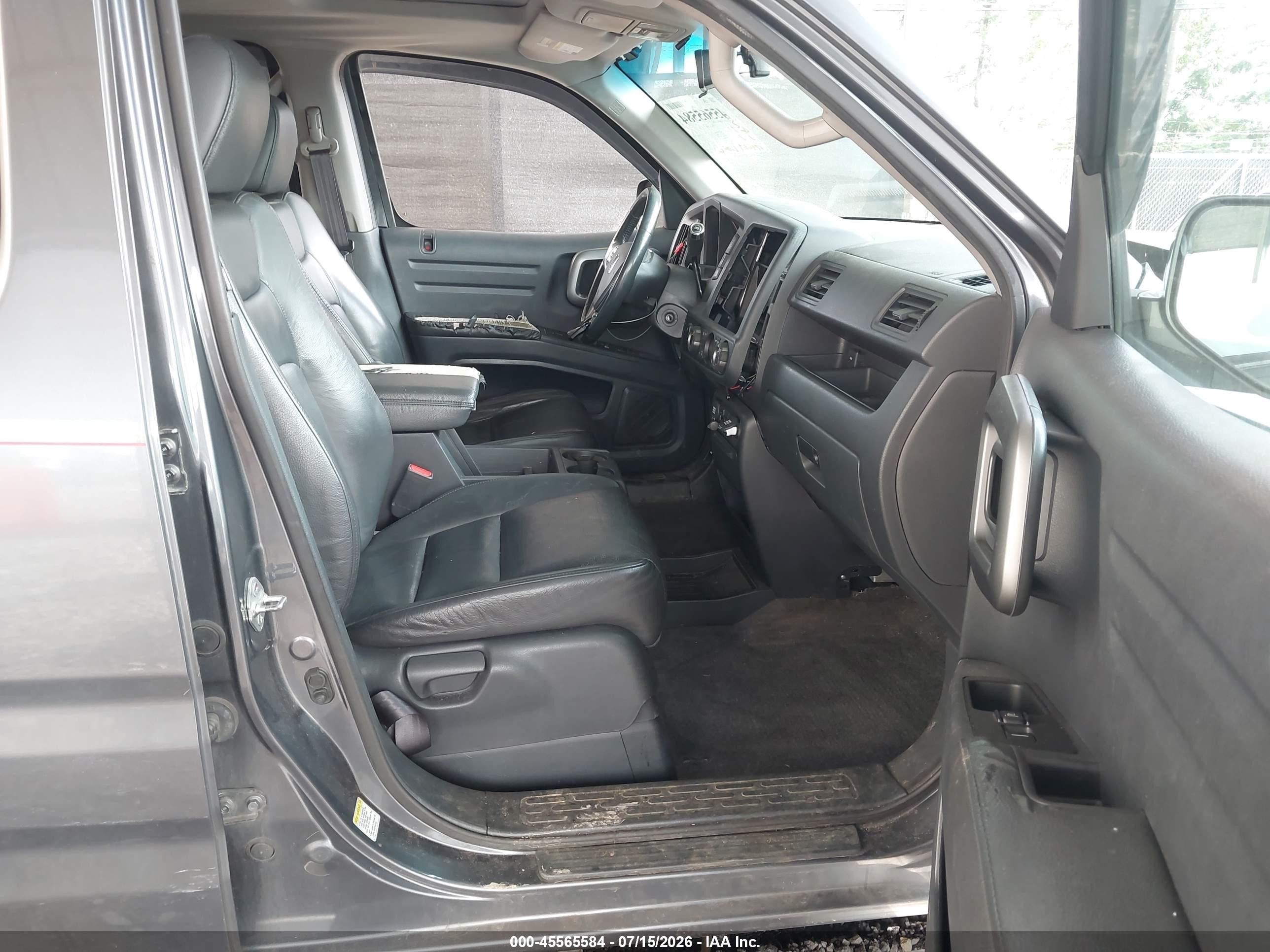 2011 Honda Ridgeline Rtl Серый vin: 5FPYK1F55BB005938