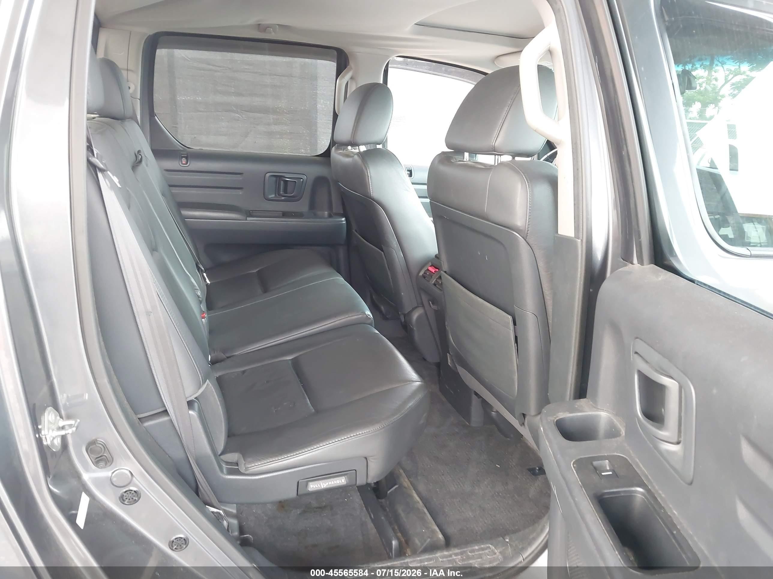 2011 Honda Ridgeline Rtl Серый vin: 5FPYK1F55BB005938