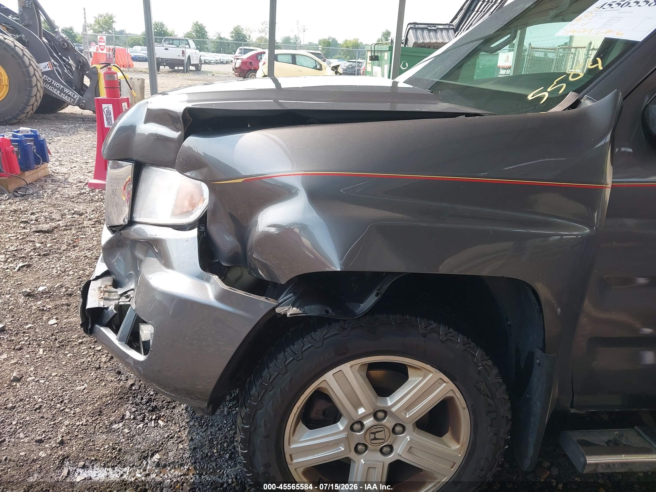 2011 Honda Ridgeline Rtl Серый vin: 5FPYK1F55BB005938