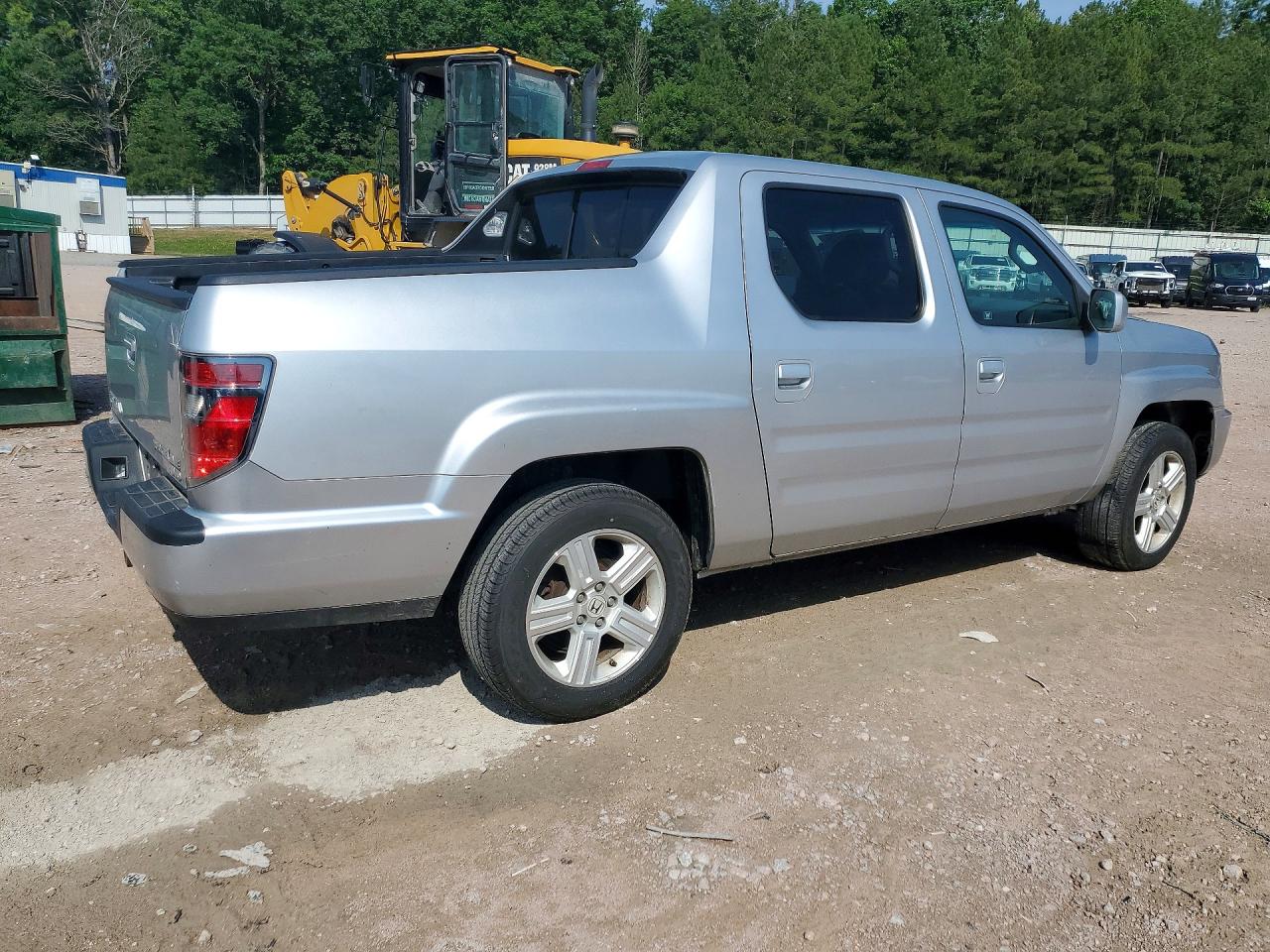 2012 Honda Ridgeline Rtl Серебряный vin: 5FPYK1F55CB452223