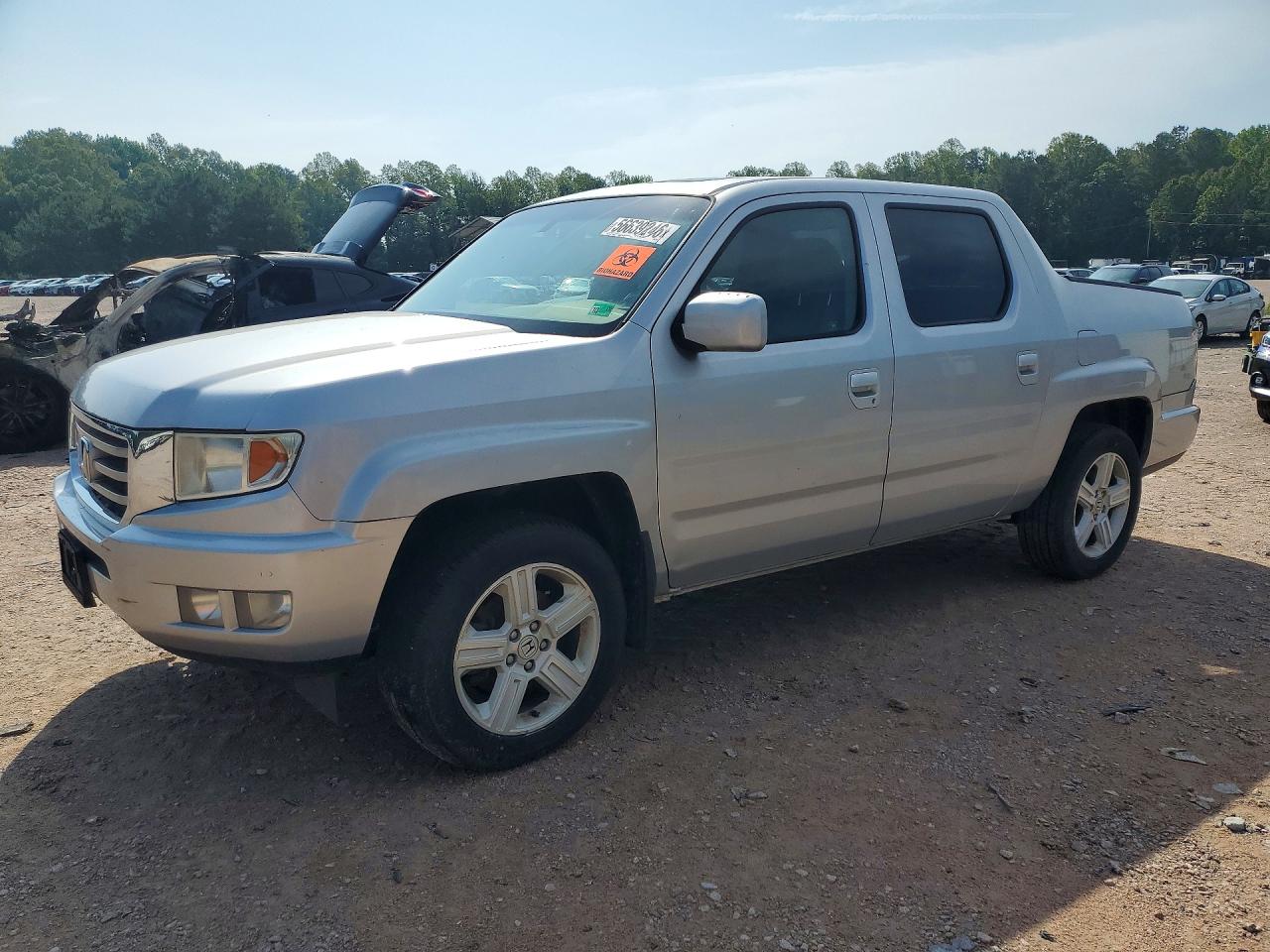 2012 Honda Ridgeline Rtl Серебряный vin: 5FPYK1F55CB452223