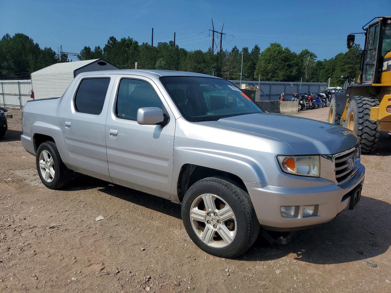 2012 Honda Ridgeline Rtl Серебряный vin: 5FPYK1F55CB452223