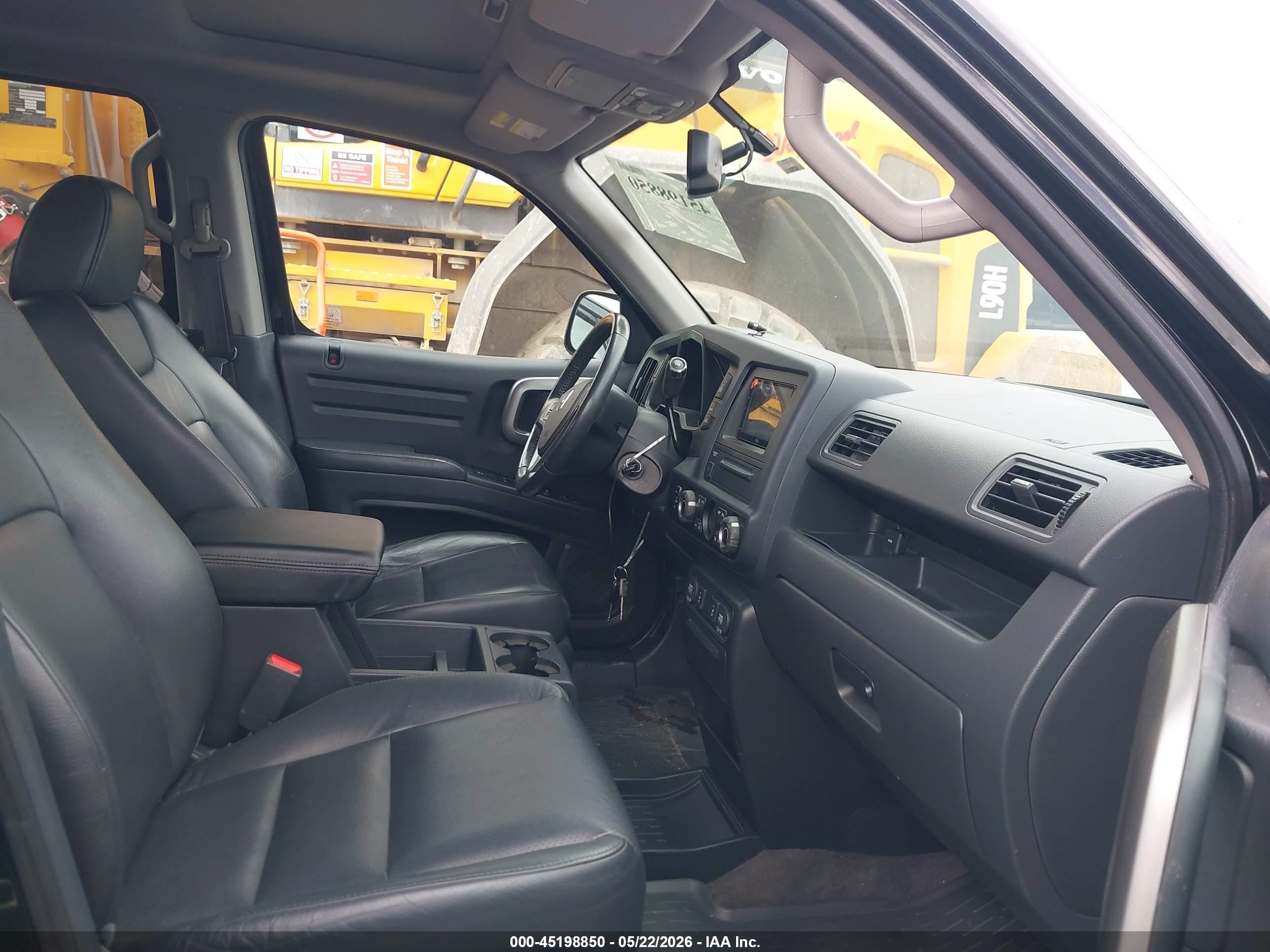 2013 Honda Ridgeline Rtl Black vin: 5FPYK1F55DB008521