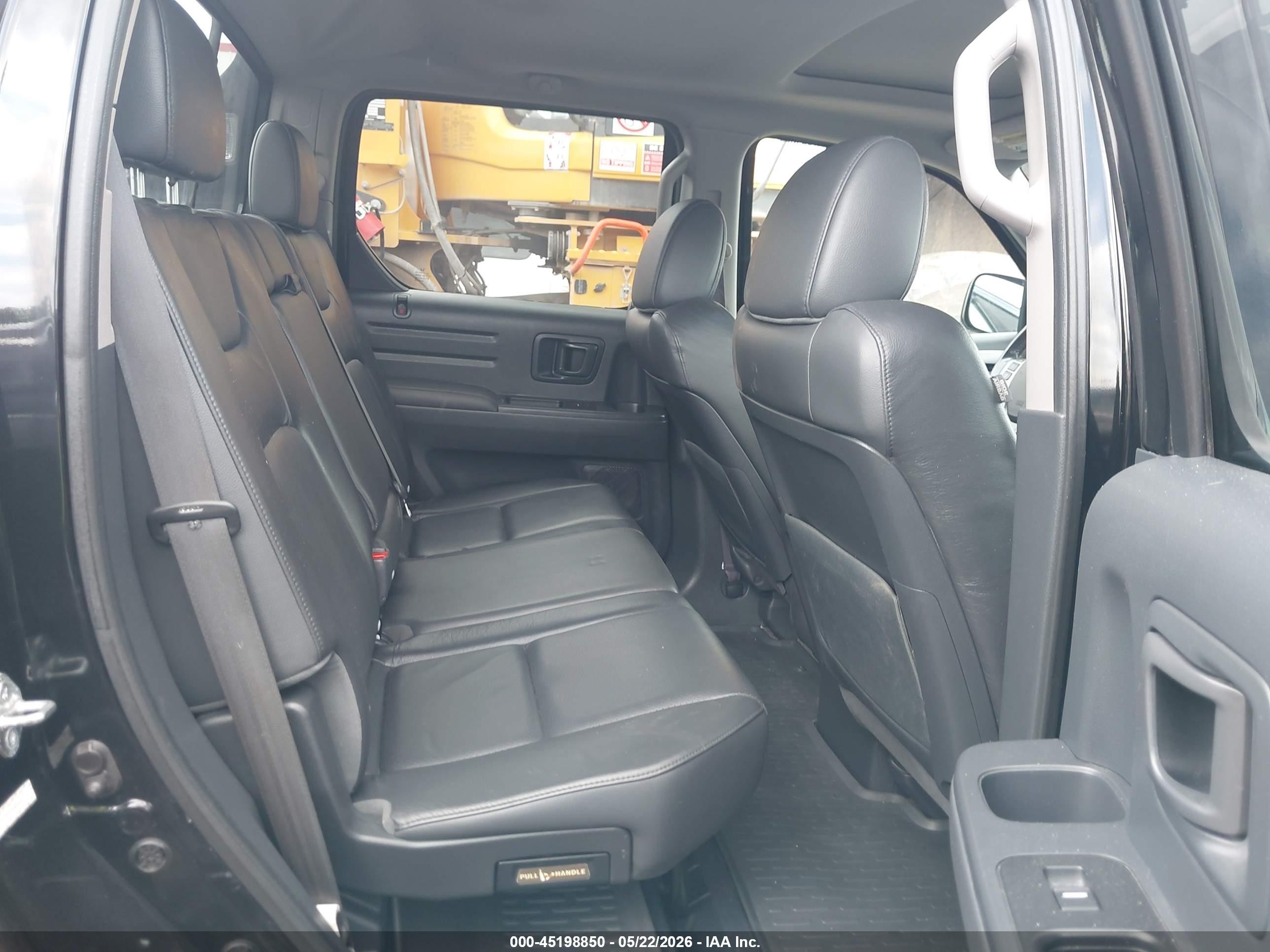 2013 Honda Ridgeline Rtl Black vin: 5FPYK1F55DB008521