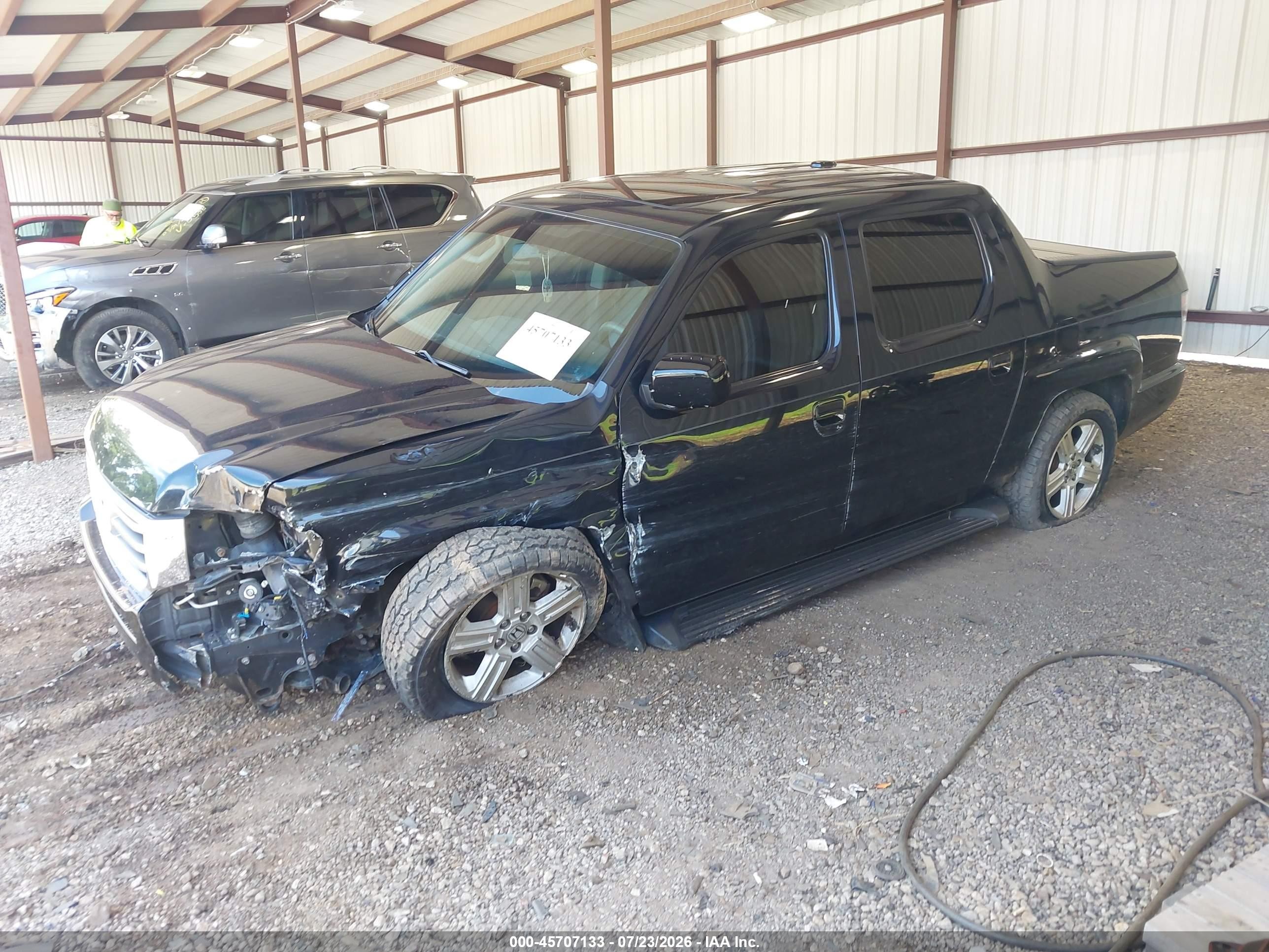 2014 Honda Ridgeline Rtl Black vin: 5FPYK1F55EB003076