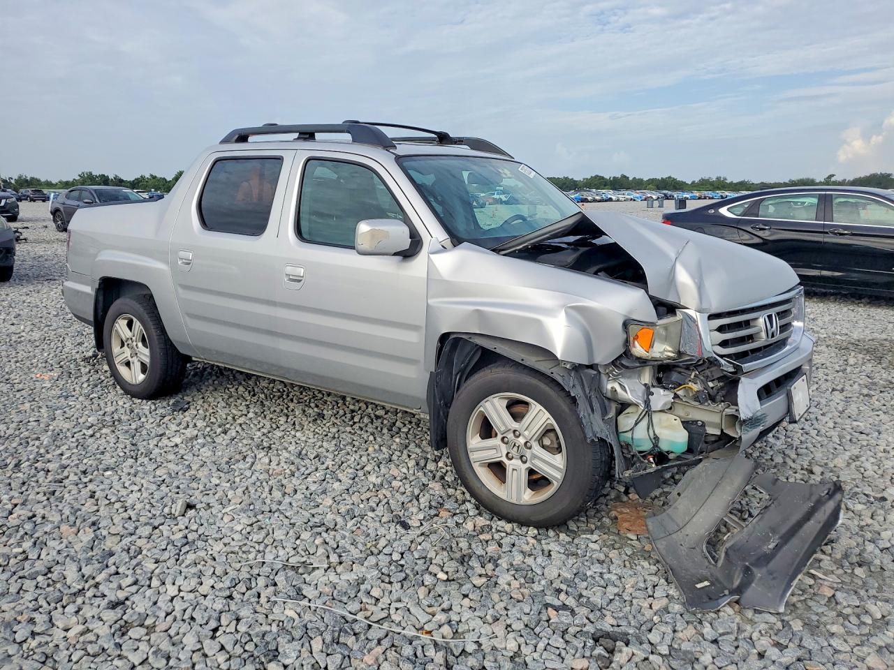 2014 Honda Ridgeline Rtl Серебряный vin: 5FPYK1F55EB006771