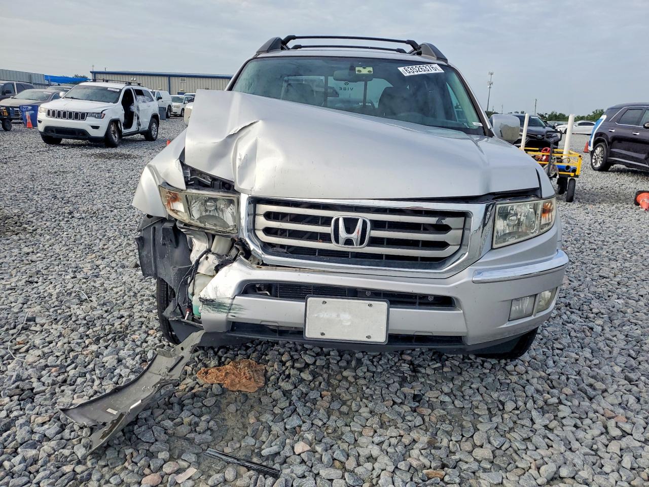 2014 Honda Ridgeline Rtl Серебряный vin: 5FPYK1F55EB006771