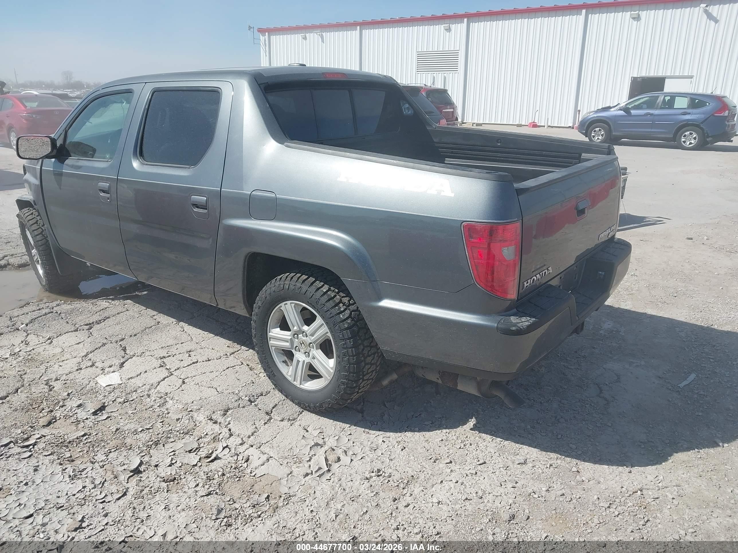 2011 Honda Ridgeline Rtl Gray vin: 5FPYK1F56BB011621