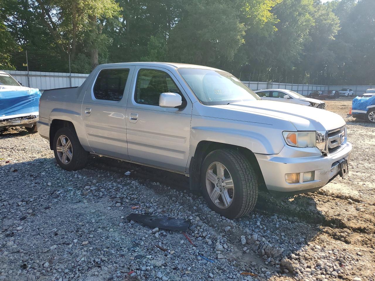 2011 Honda Ridgeline Rtl Silver vin: 5FPYK1F56BB454867