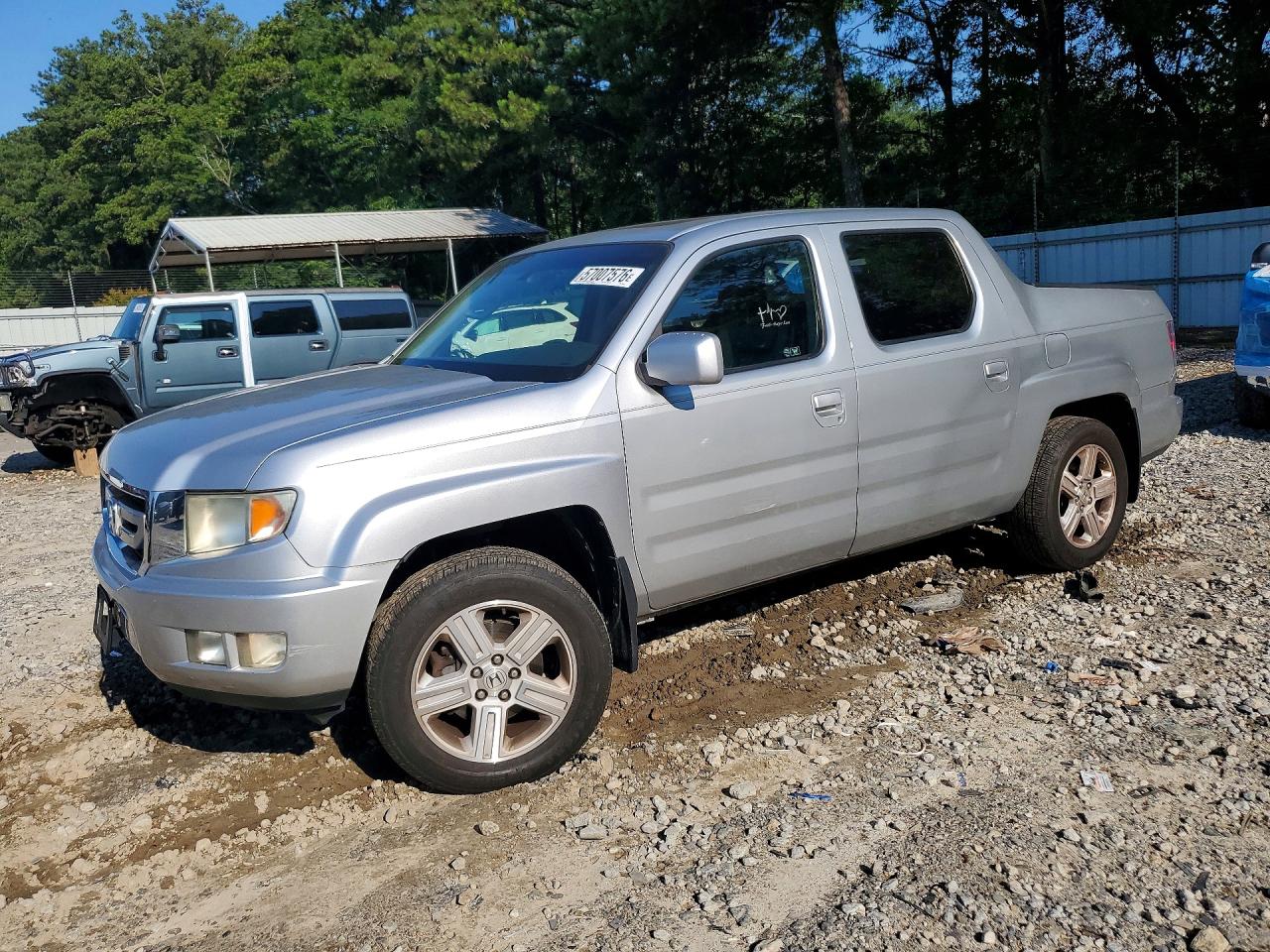 2011 Honda Ridgeline Rtl Silver vin: 5FPYK1F56BB454867