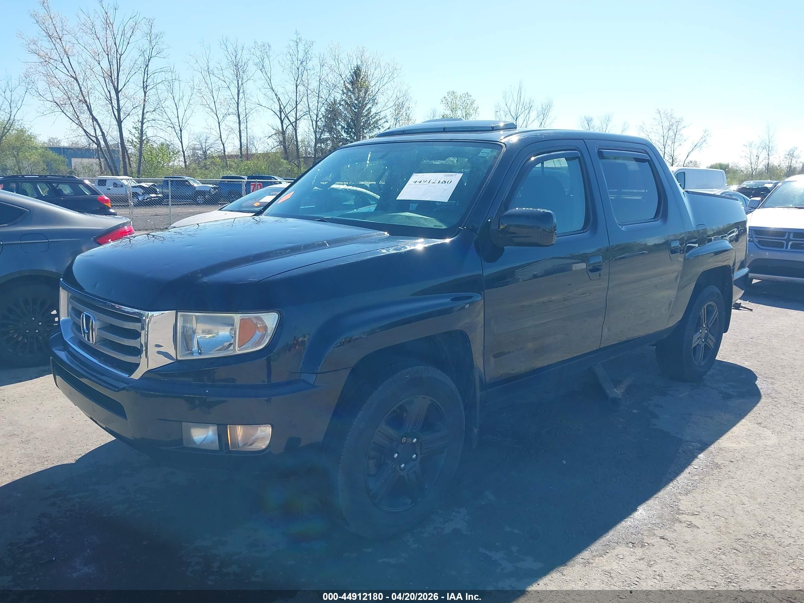2013 Honda Ridgeline Rtl Black vin: 5FPYK1F56DB018801