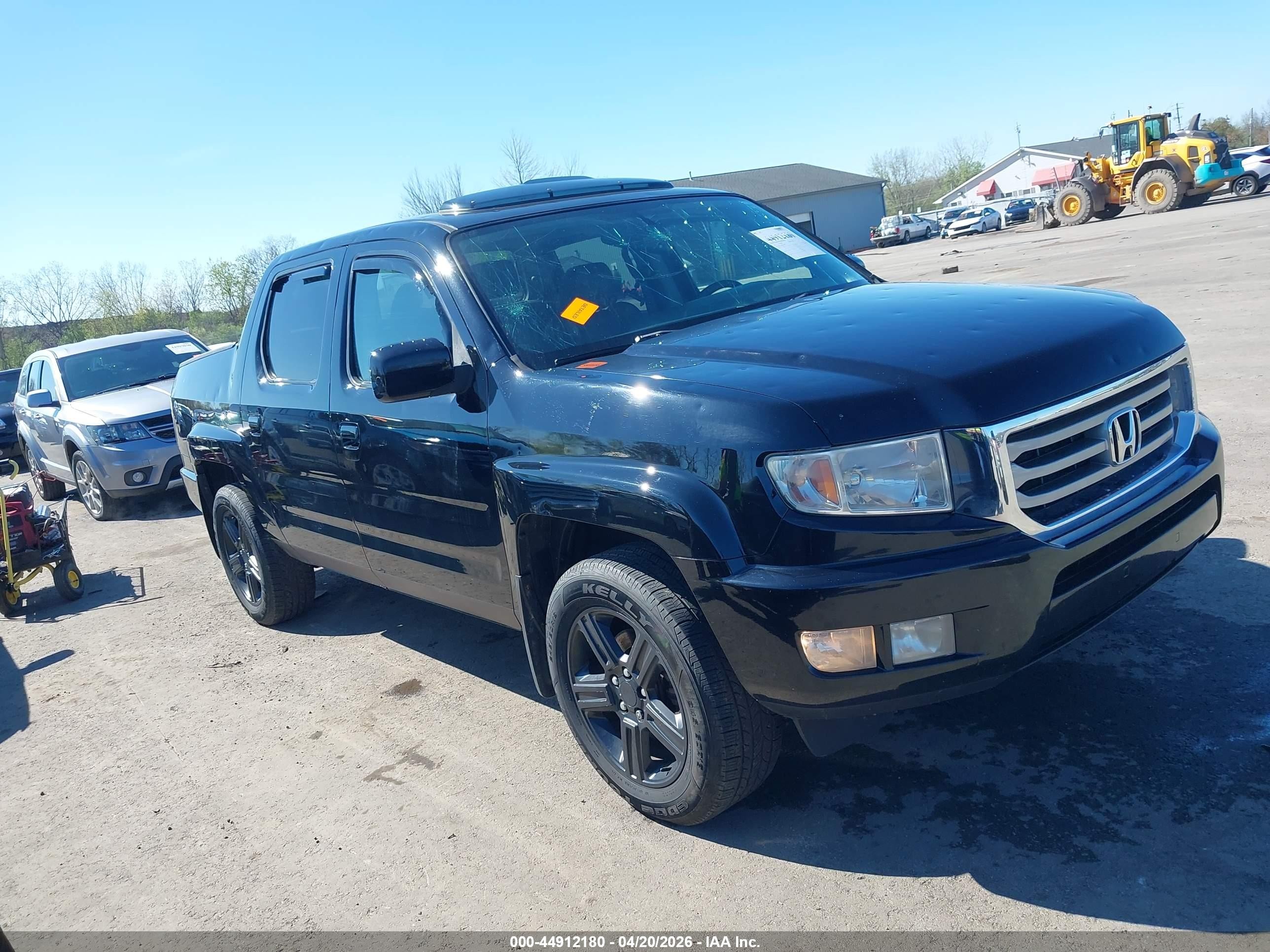 2013 Honda Ridgeline Rtl Black vin: 5FPYK1F56DB018801