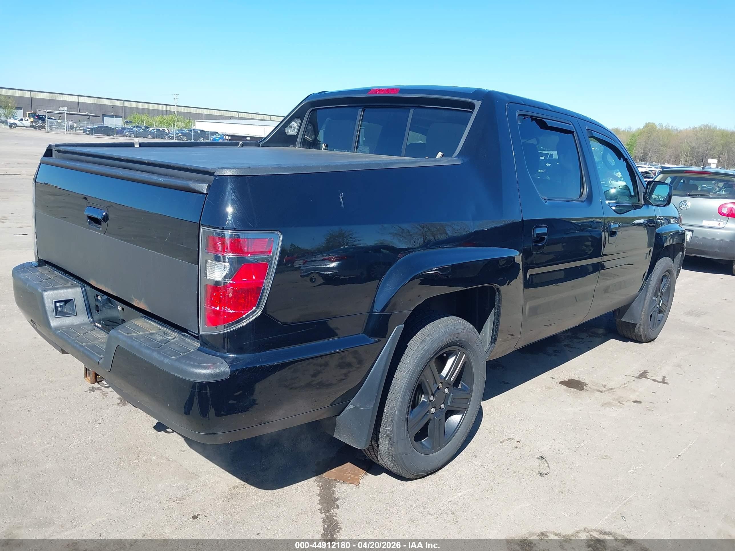 2013 Honda Ridgeline Rtl Black vin: 5FPYK1F56DB018801