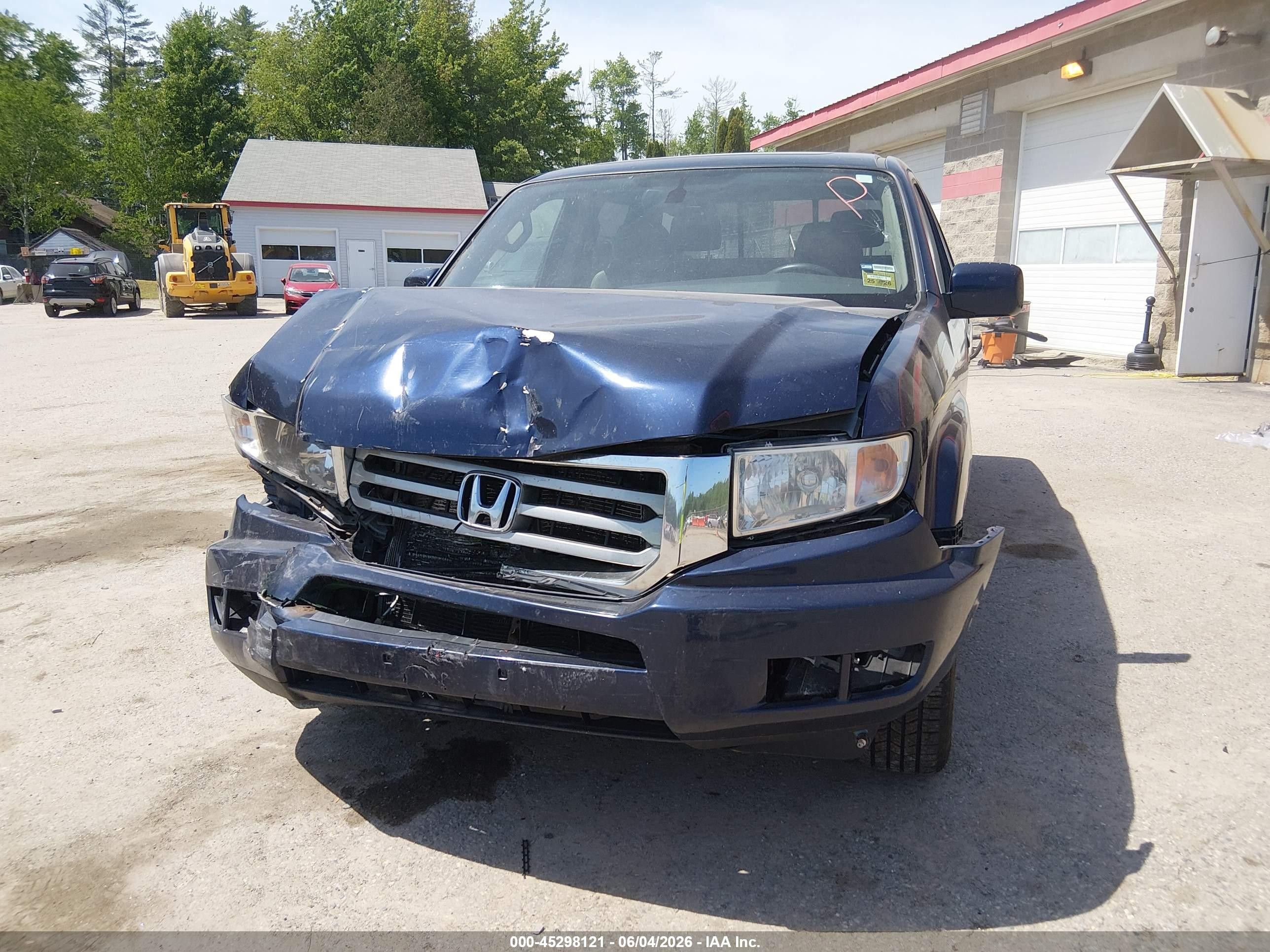 2014 Honda Ridgeline Rtl Blue vin: 5FPYK1F56EB002521